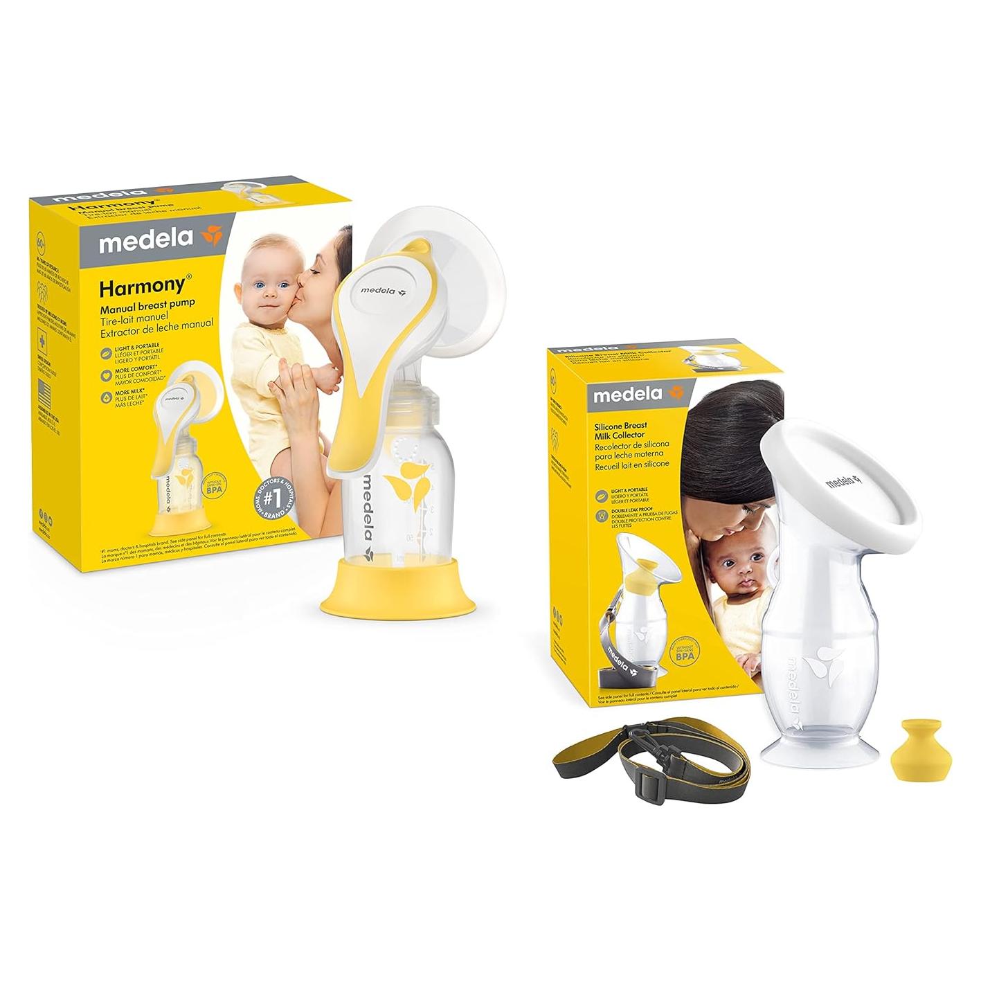 Extractor de Leche Manual Medela Harmony + Colector Silicona