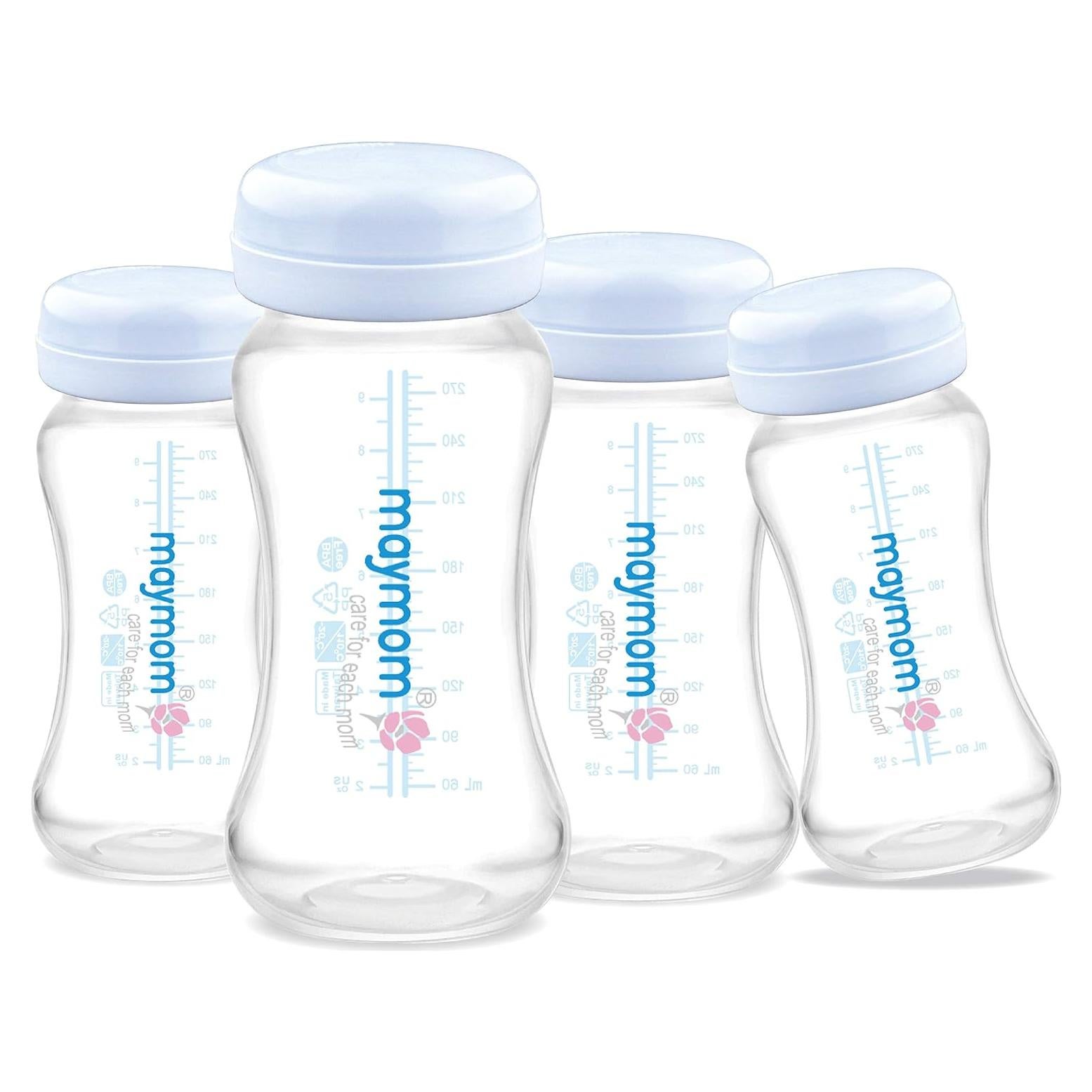 Botellas de Almacenamiento de Leche Maymom 4pc 280ml BPA Free