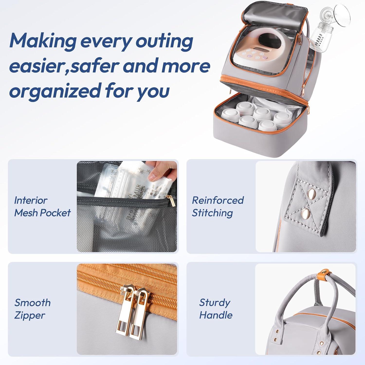 Bolsa Enfriadora Aislada NCVI para Extractor de Leche Spectra