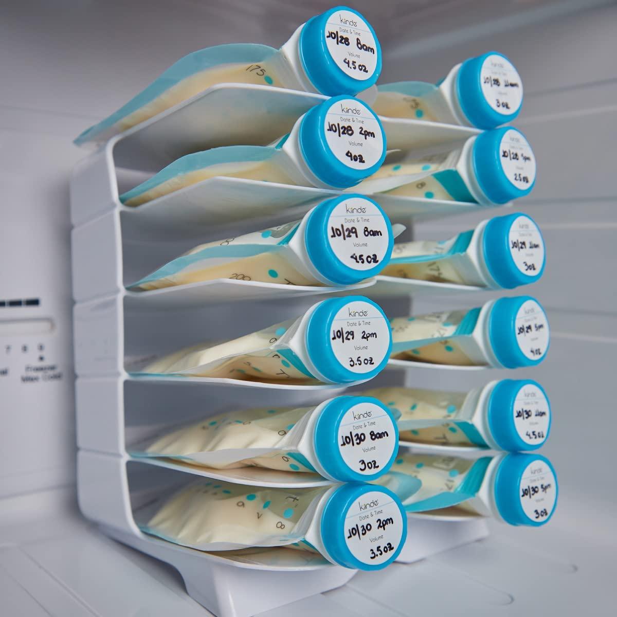 Etiquetas Adhesivas Kiinde Twist Cap para Leche Materna - 250 Unidades