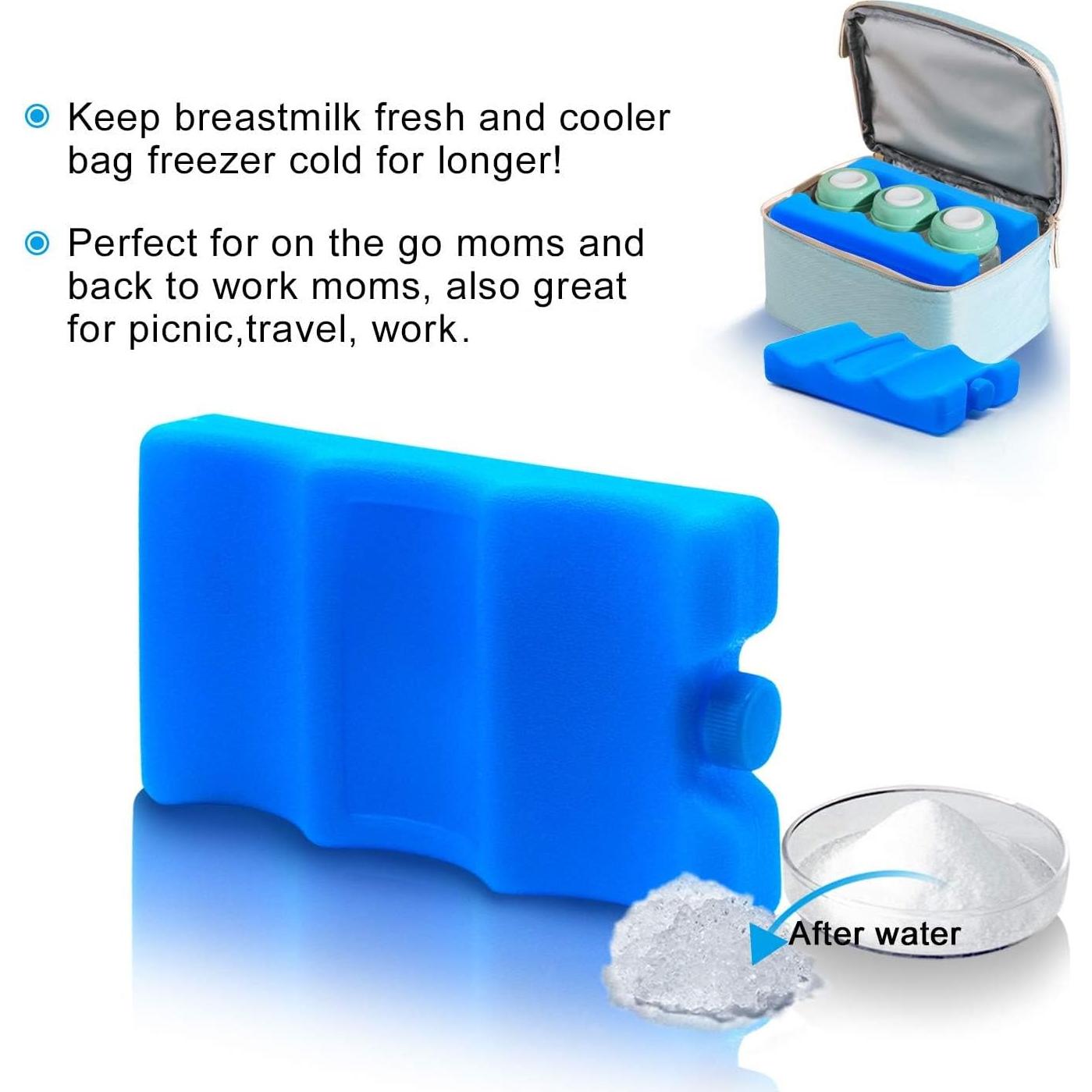 Paquete de Hielo Reutilizable JMEXSUSS 2 Unidades 20x3.5x12cm