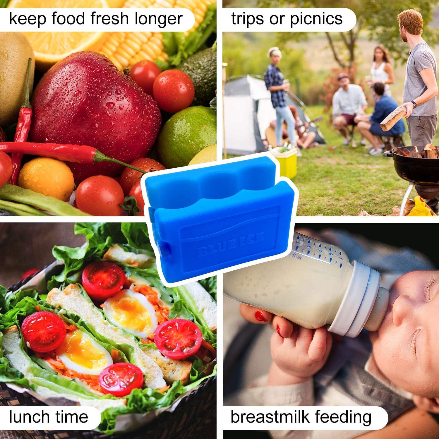 Paquete de Hielo Reutilizable JMEXSUSS 2 Unidades 20x3.5x12cm