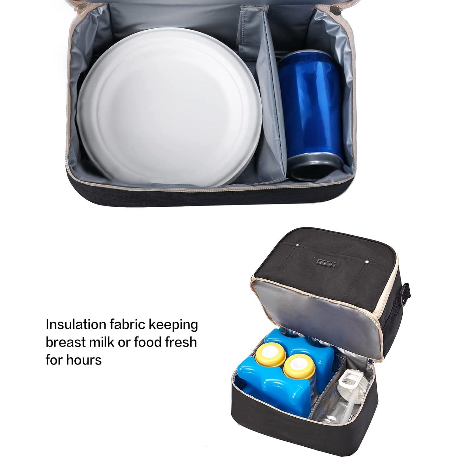 Bolsa de Enfriamiento para Leche Materna MOMIGO - Negro