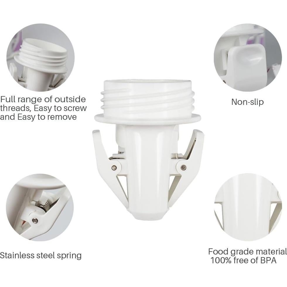 Adaptador para bolsas de leche materna PumpMom - Compatible con Avent y Spectra