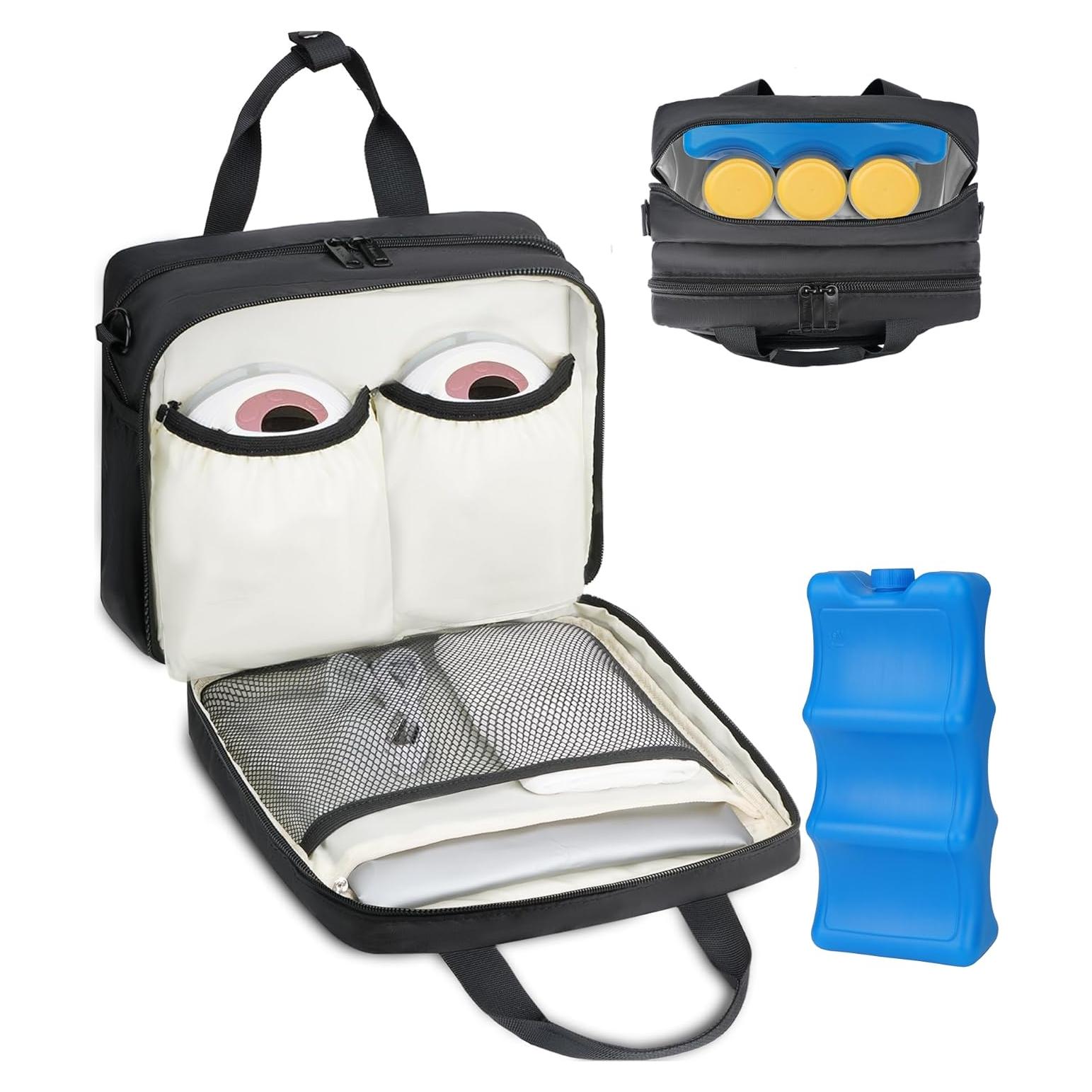 Bolsa de Enfriamiento para Biberones Mancro Negra 9Oz