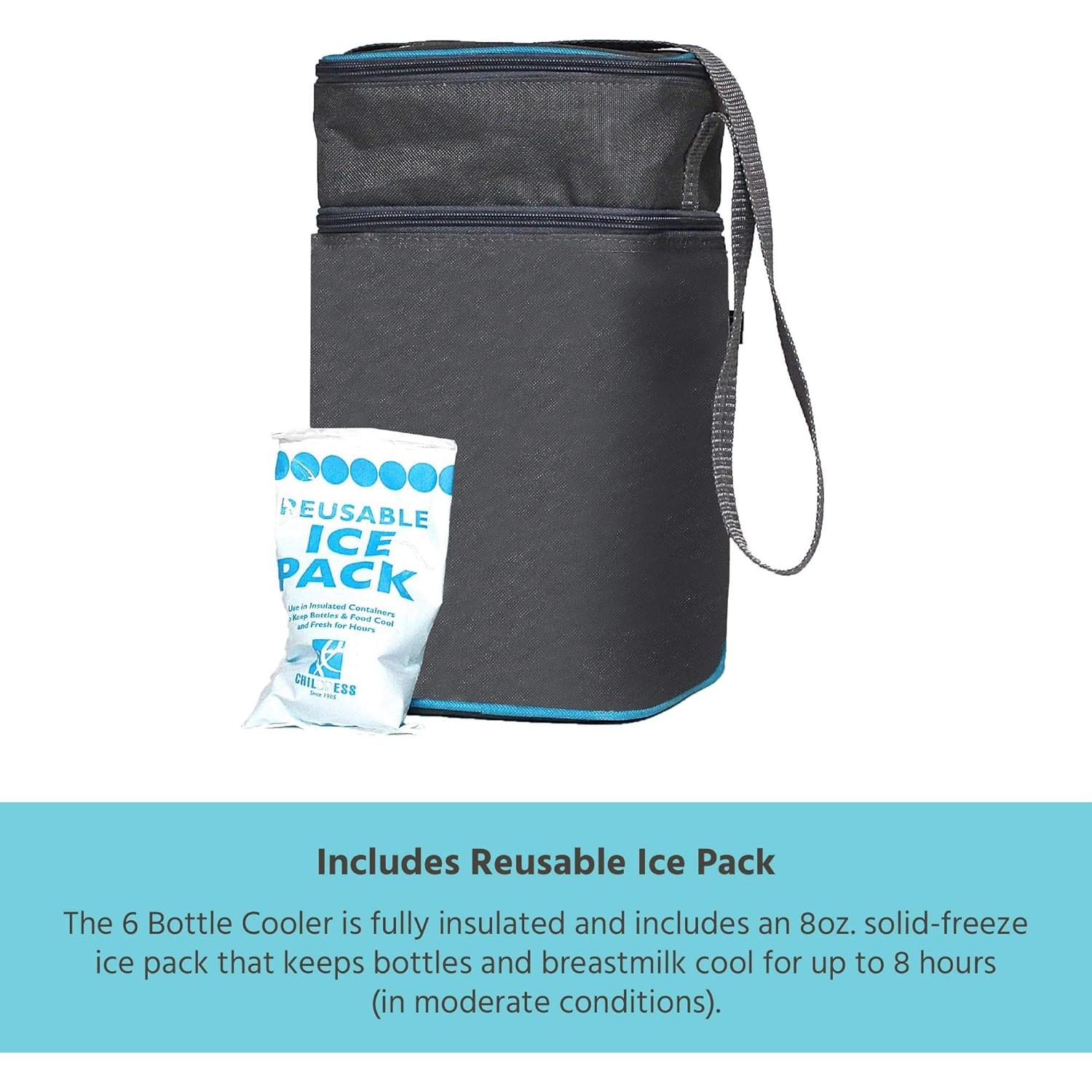 Bolsa Térmica J.L. Childress para 6 Botellas de Leche Materna