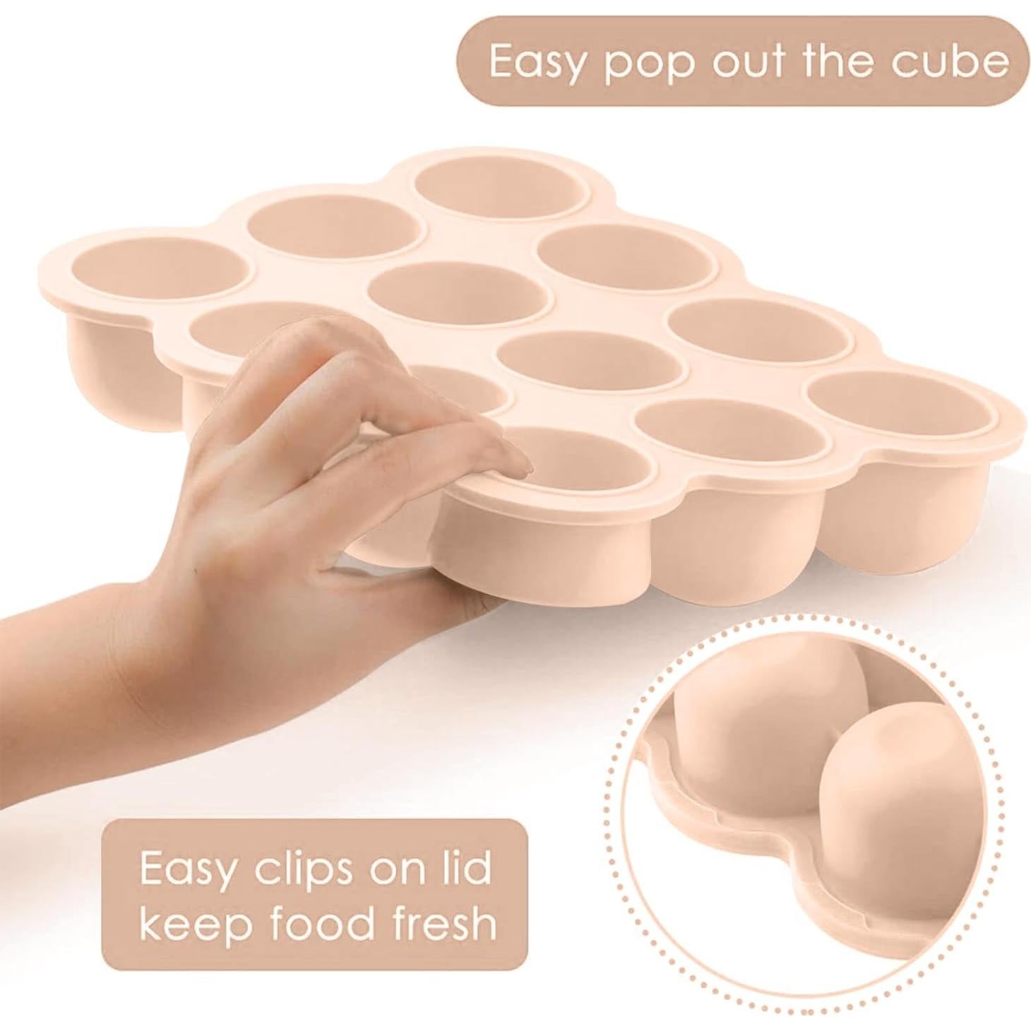 Contenedor de Almacenamiento para Bebés Samuelworld 12 Porciones 74.8g Silicona