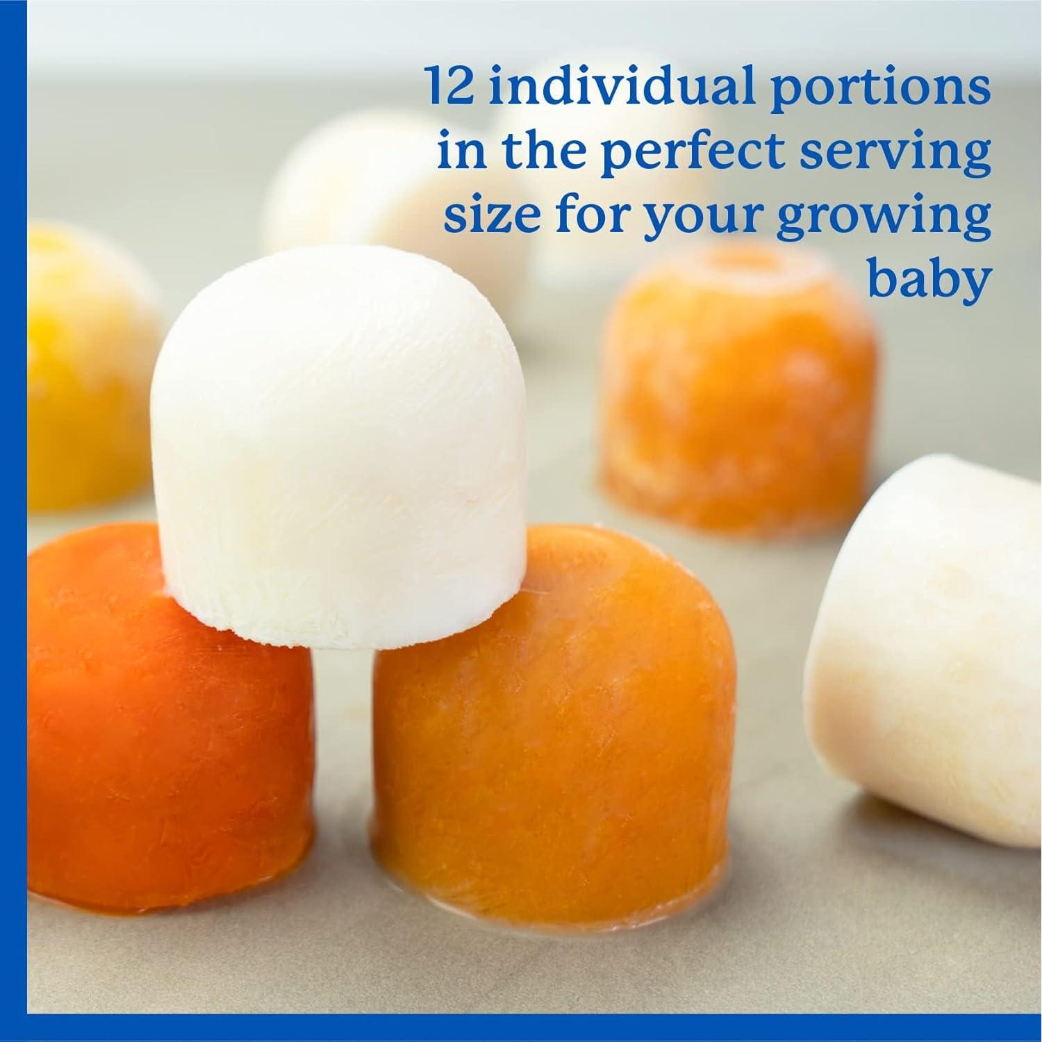 Contenedor de Almacenamiento para Bebés Samuelworld 12 Porciones 74.8g Silicona