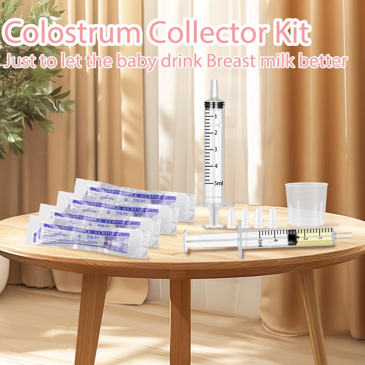 Kit Recolector de Calostro Aoaodbu 40 Piezas 5ml