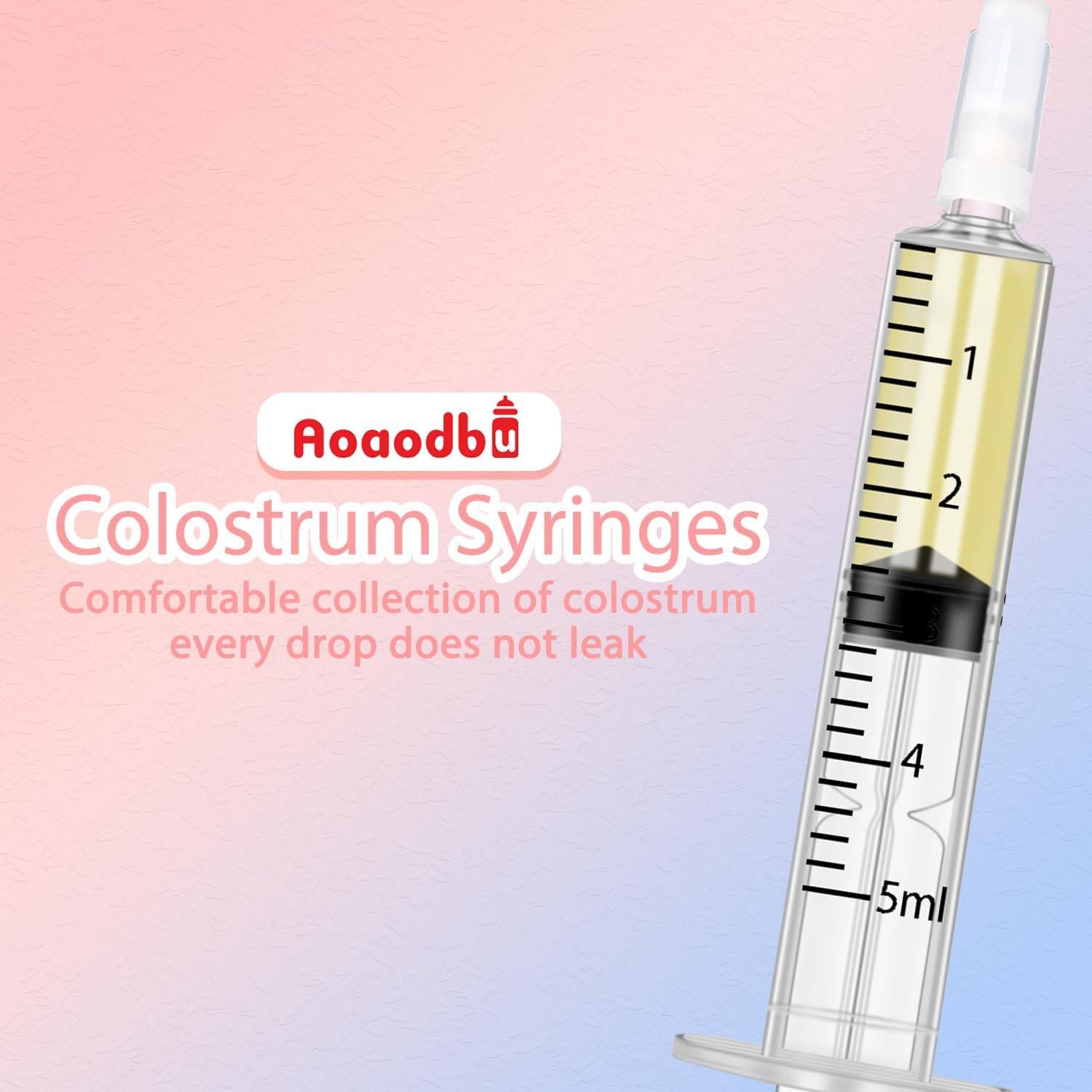 Kit Recolector de Calostro Aoaodbu 40 Piezas 5ml
