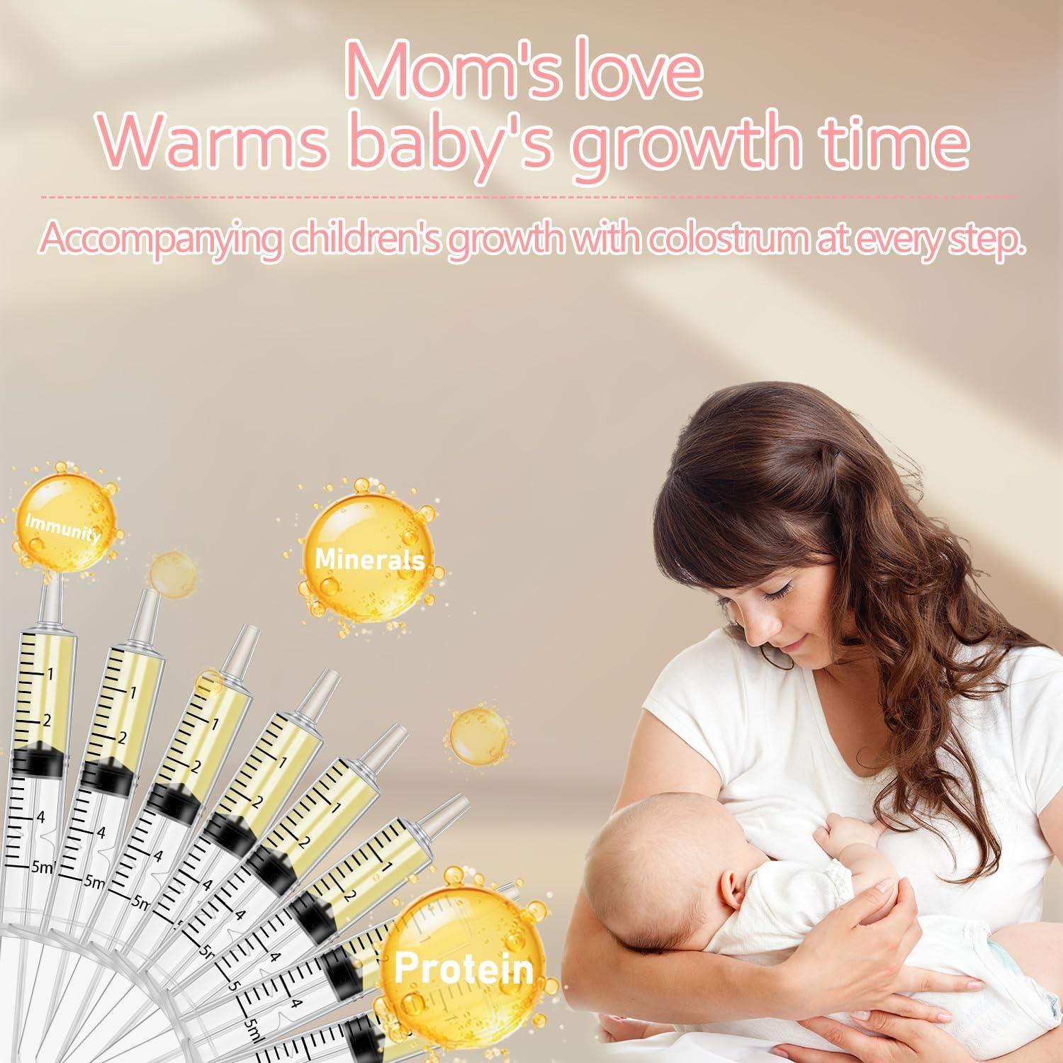 Kit Recolector de Calostro Aoaodbu 40 Piezas 5ml