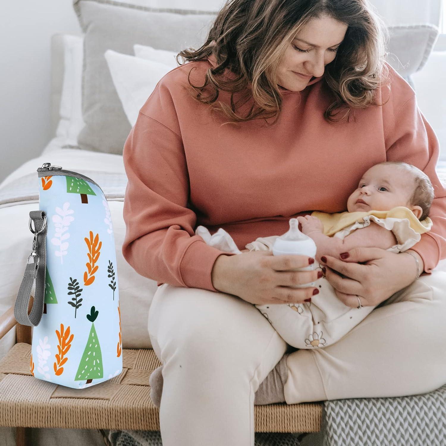 Bolsa Térmica Aislante Accmor para Botellas de Bebé Bosque