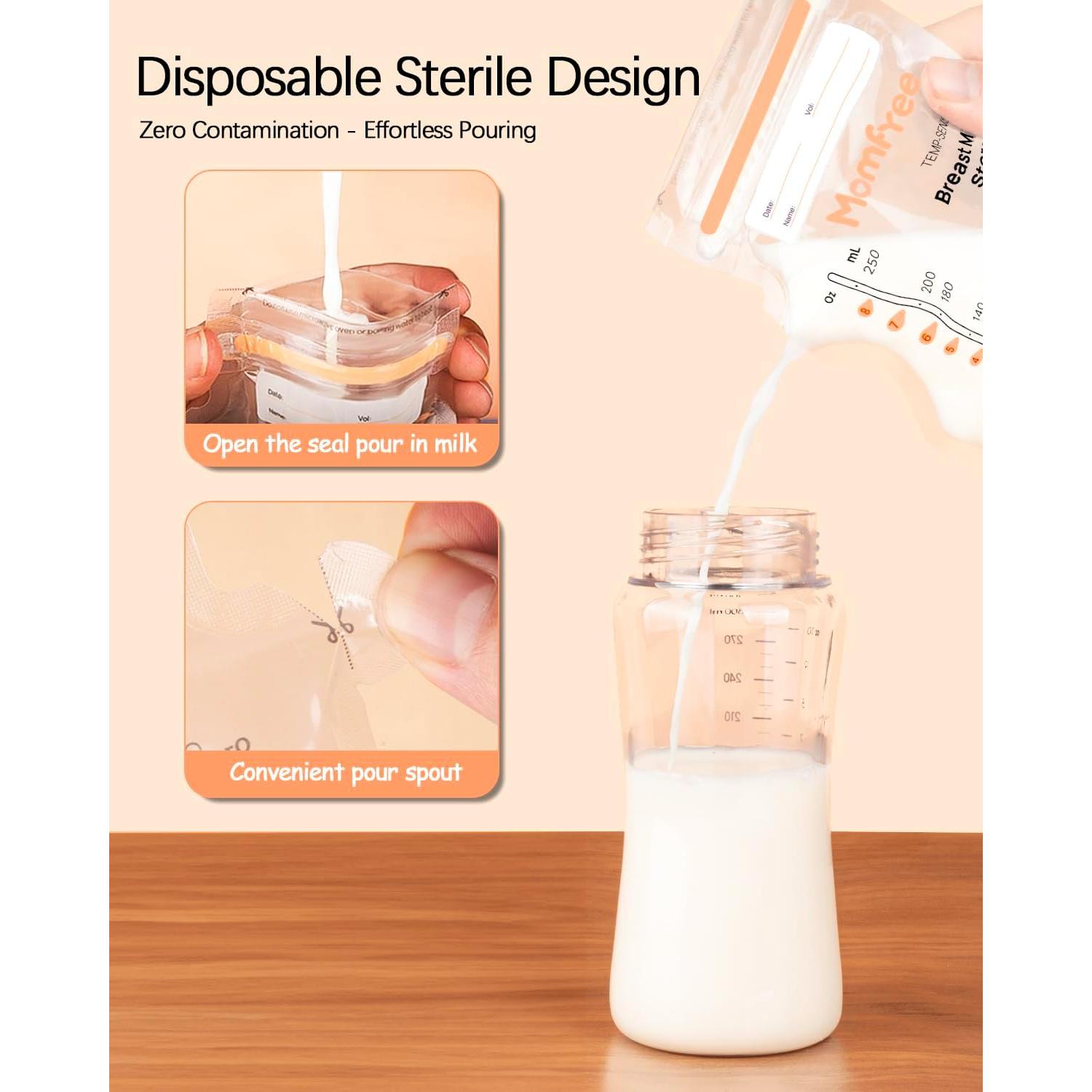 Bolsas de Almacenamiento de Leche Materna Momfree 60PCS