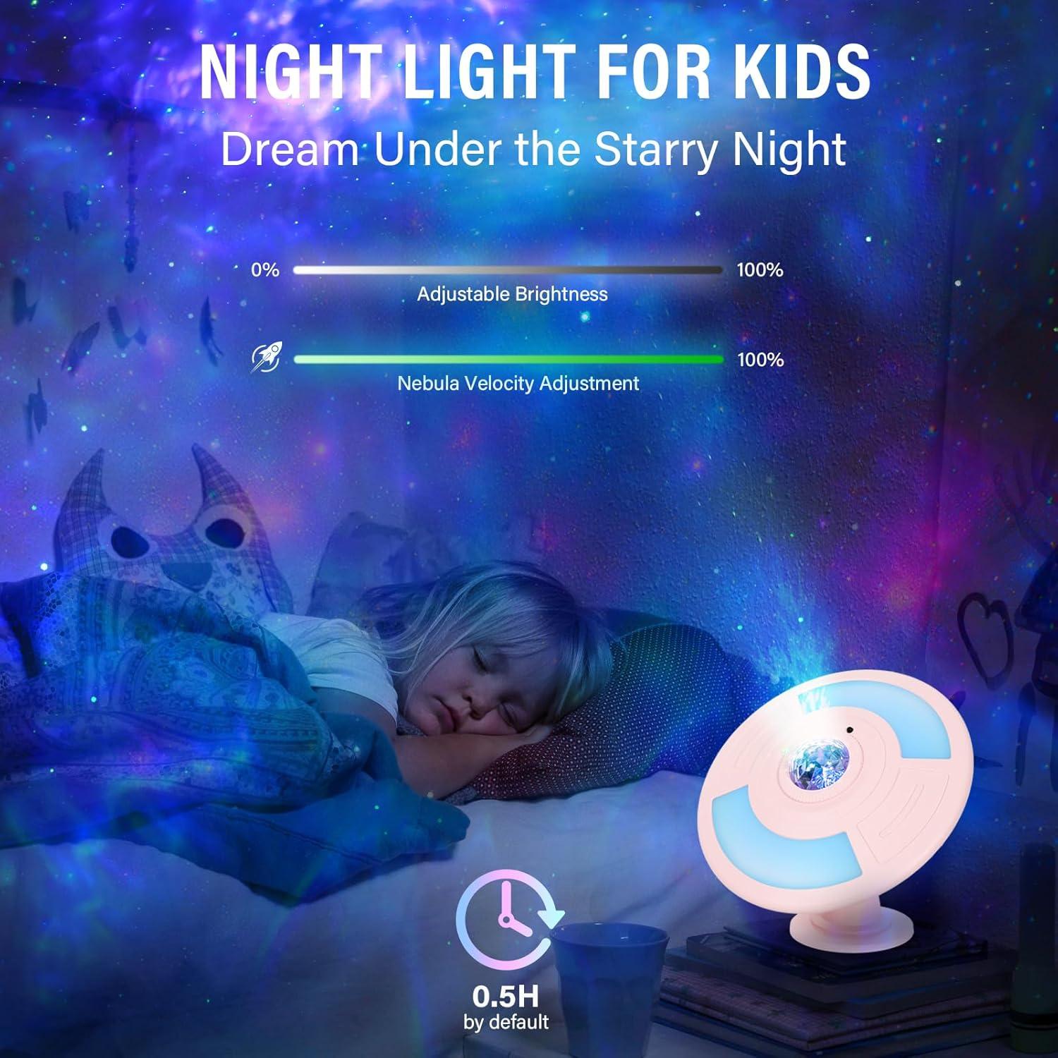 Proyector de Galaxia HASULL - Nebulosa RGB con Control Remoto