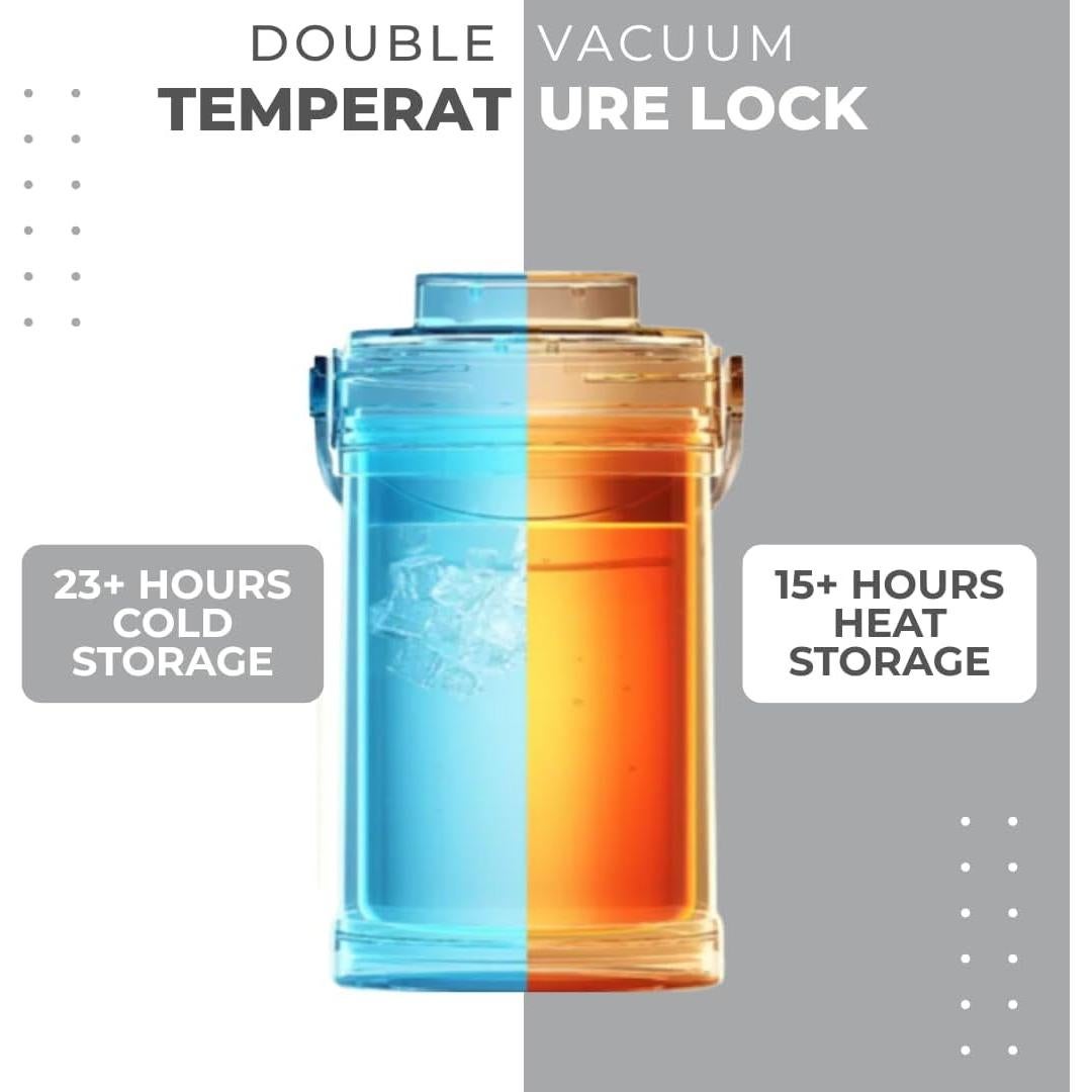 Enfriador Portátil Babytop 2L Acero Inoxidable Pantalla Digital