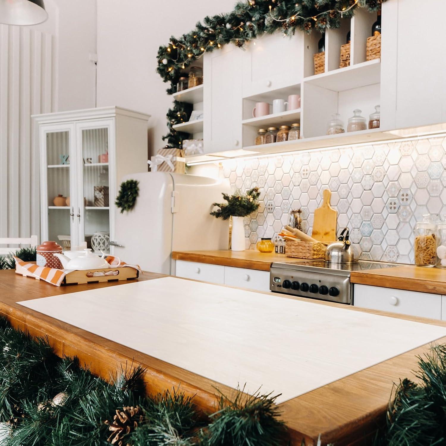 Hushee Tapete de Silicona Extra Grande 61x91.5cm Blanco