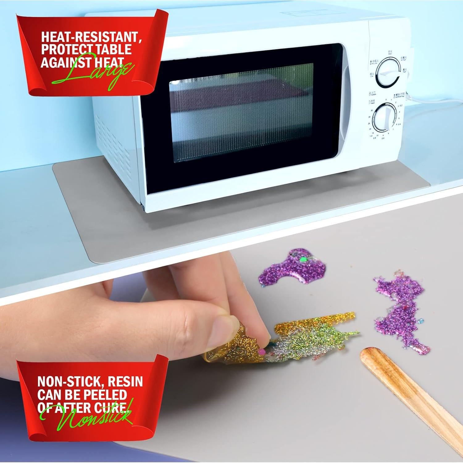 Alfombrilla de Silicona LEOBRO 59.5 x 39.7 cm Gris Claro