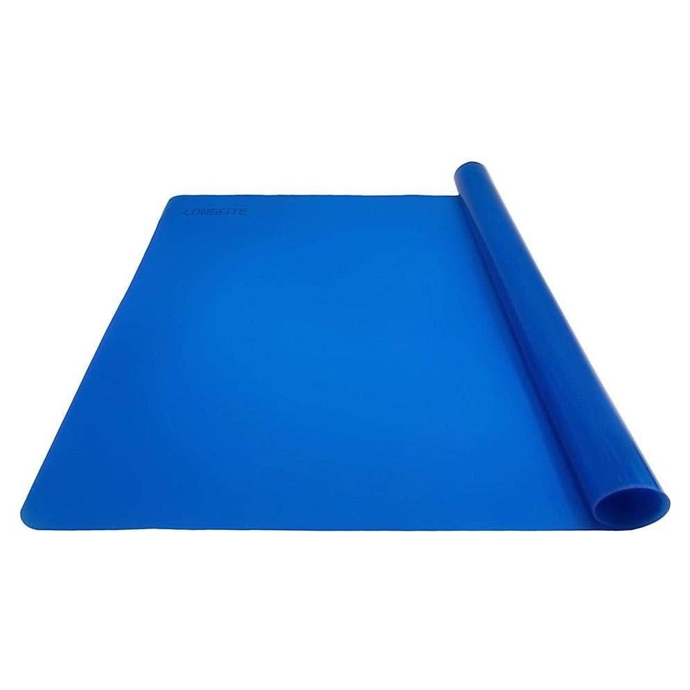 Alfombrilla de Silicona Longfite 50x40 cm Antiadherente Azul