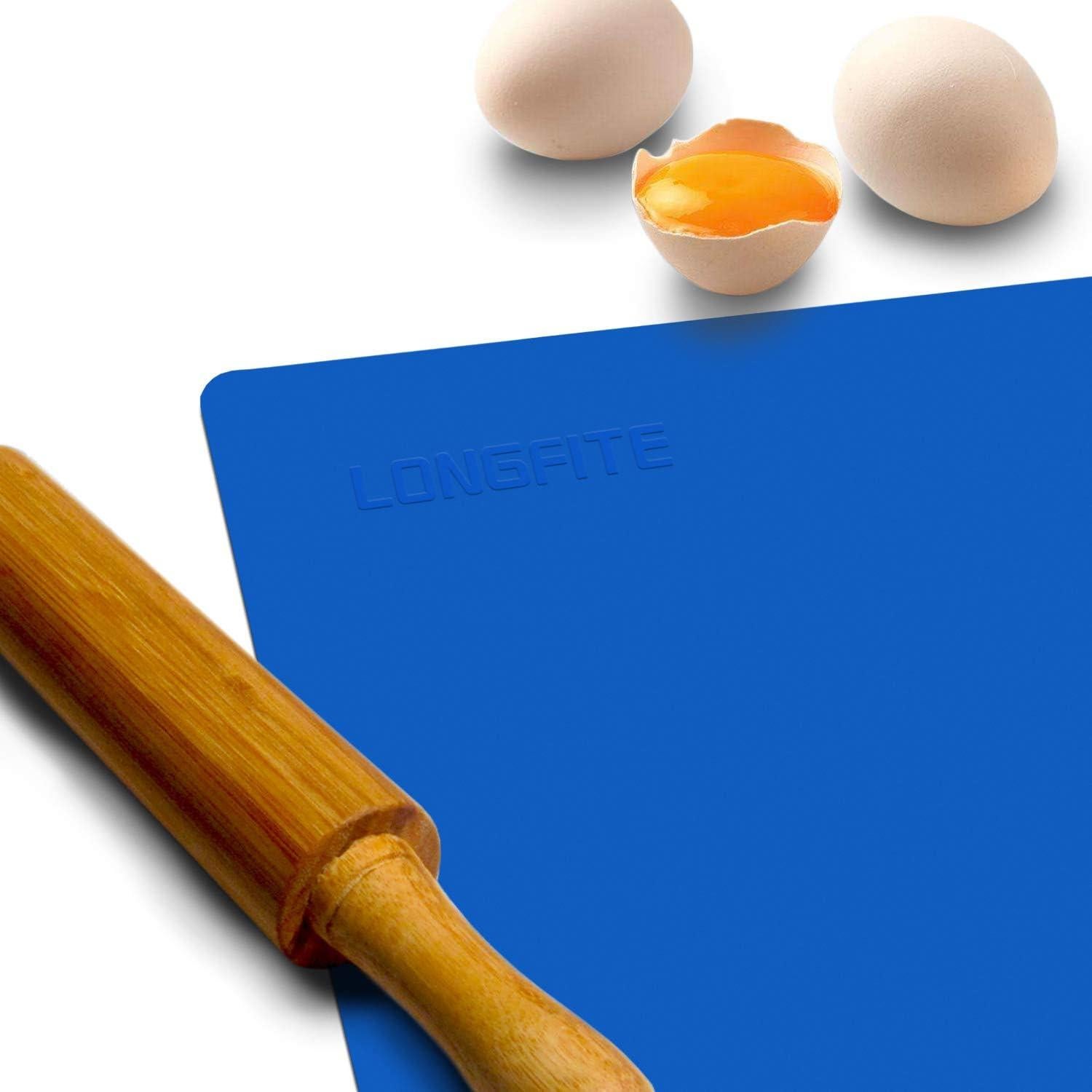 Alfombrilla de Silicona Longfite 50x40 cm Antiadherente Azul