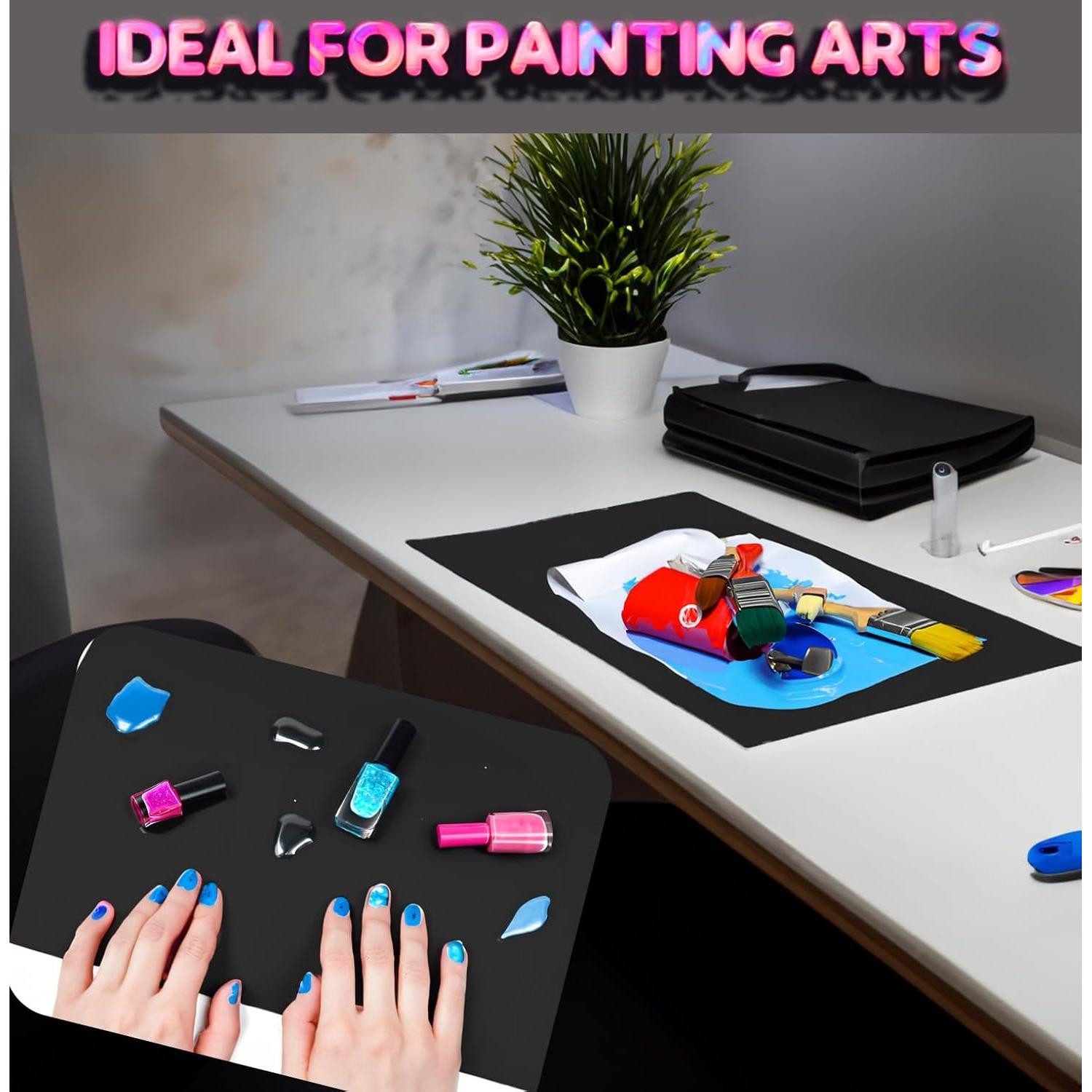 Paquete de 2 Tapetes de Silicona SAMZAREULO 40x30 cm Antideslizantes