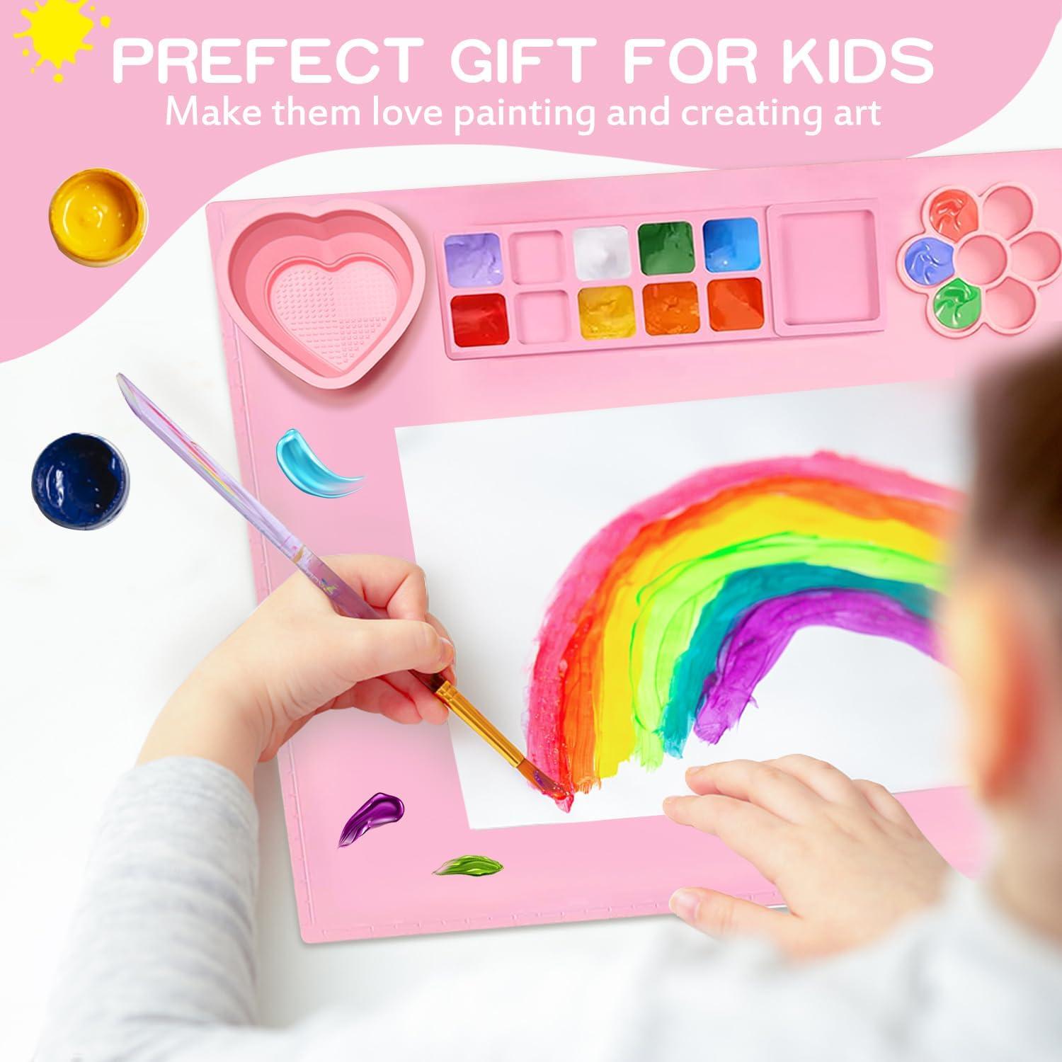 Alfombrilla de Silicona AMNCML 50.8x40.6cm Rosa Antideslizante