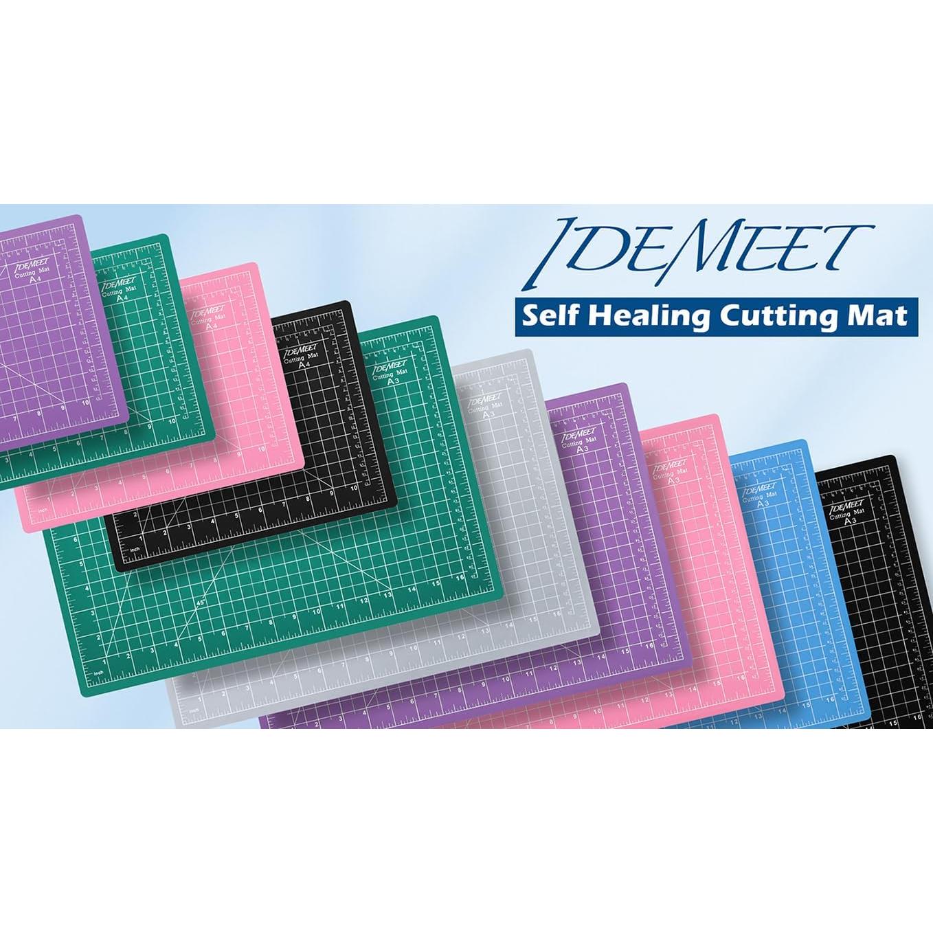 Alfombrilla de Corte Autocurativa Idemeet 45x30cm Verde