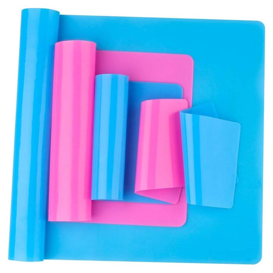 Juego de Tapetes de Silicona Reutilizables Tomorotec 5 Piezas