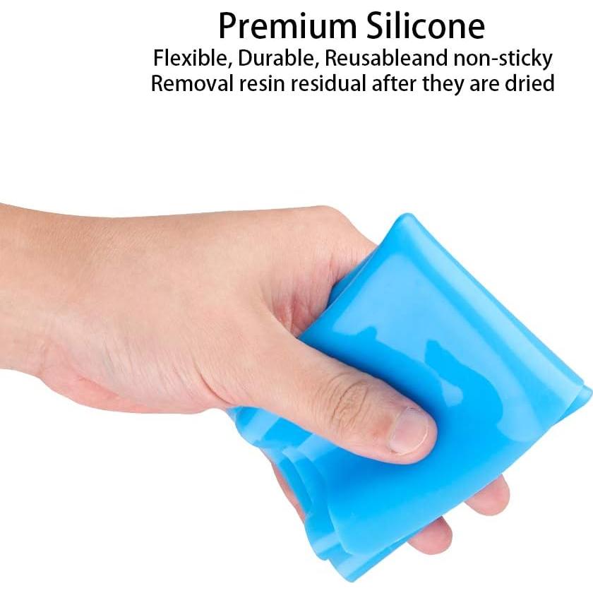 Juego de Tapetes de Silicona Reutilizables Tomorotec 5 Piezas