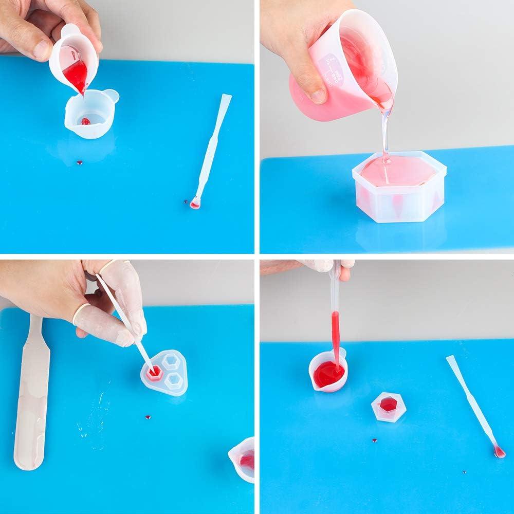 Juego de Tapetes de Silicona Reutilizables Tomorotec 5 Piezas