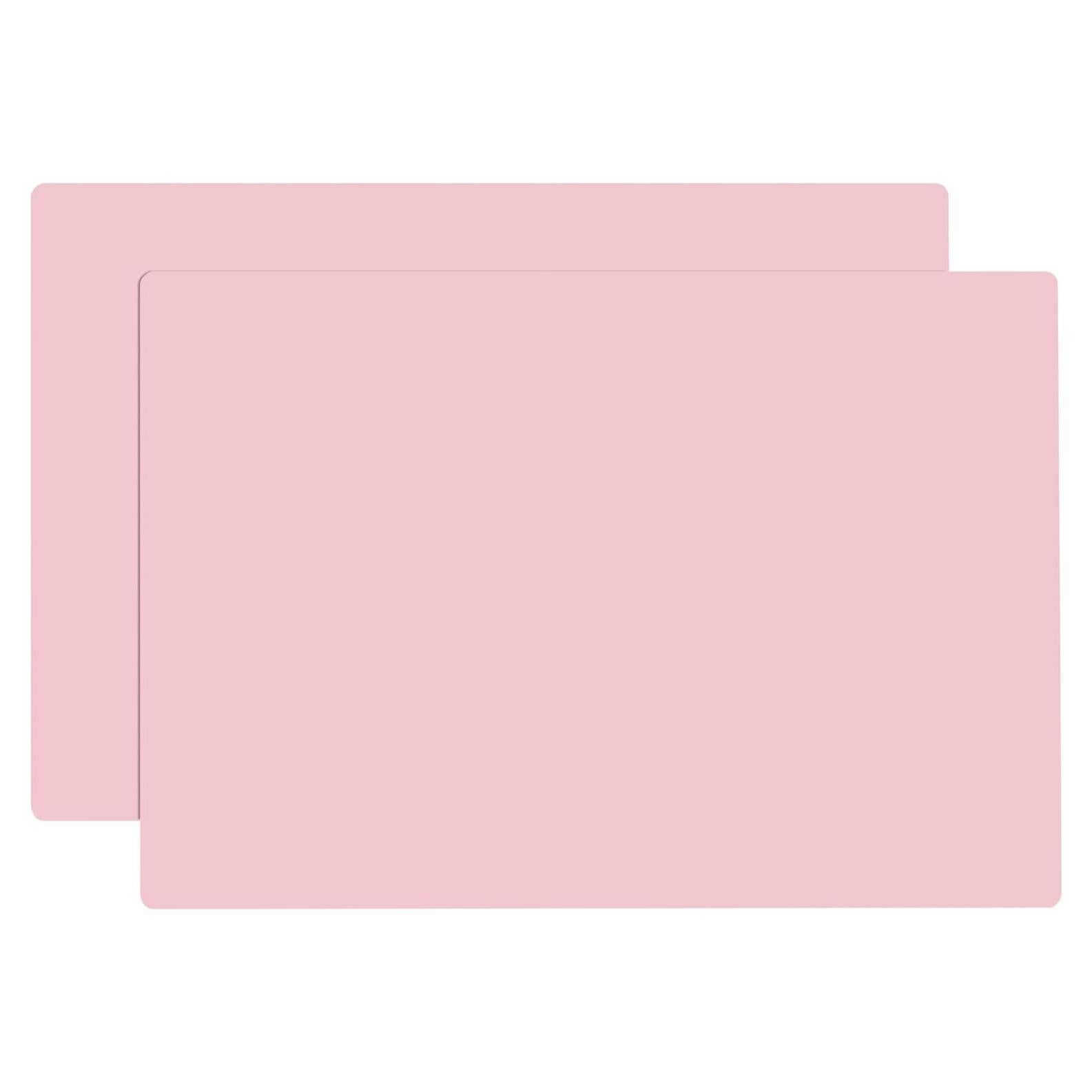 Manteles de Silicona Rosa YACEYACE 2Pcs 39.9x30cm Antideslizantes