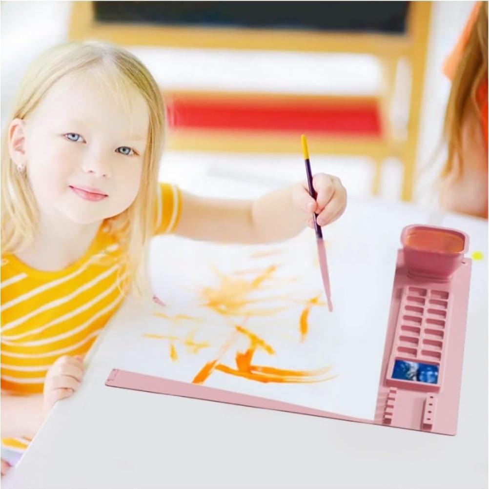 Alfombrilla de Pintura de Silicona Luvilly 50x40cm Rosa