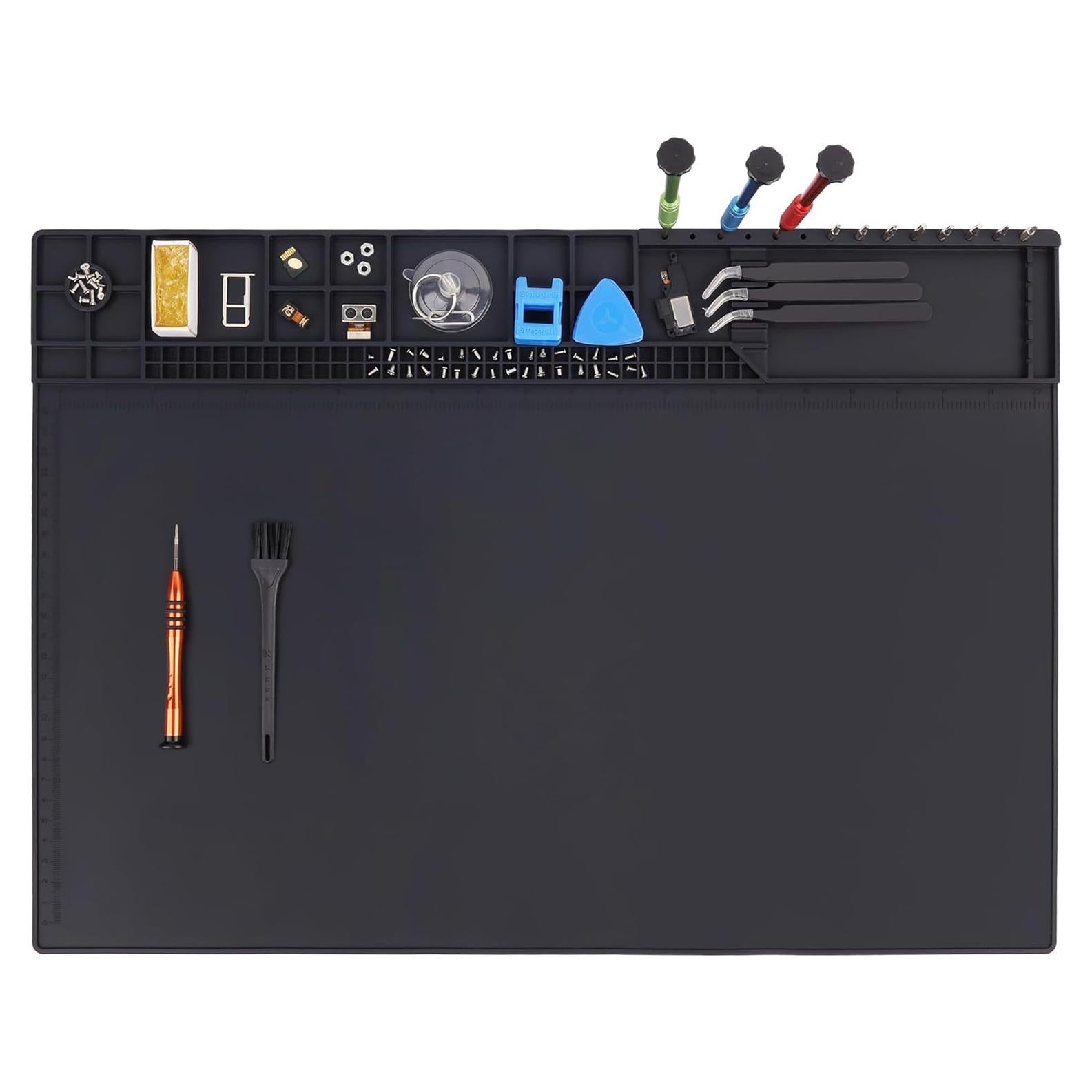 Alfombrilla de Soldadura Silicona U.S CAYEDA 36x55cm Resistente 500°C