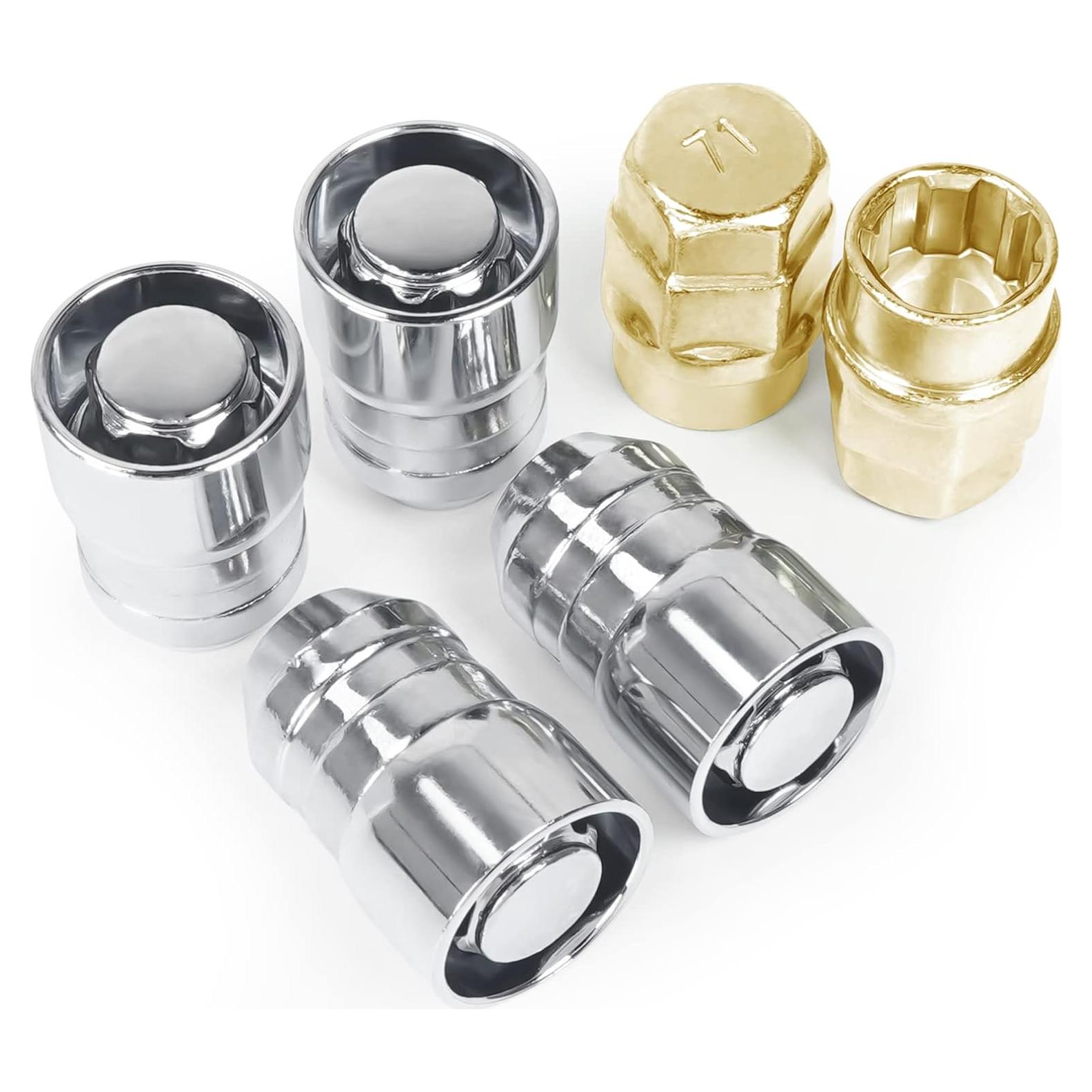 Tuercas de Bloqueo MIKKUPPA M14x1.5 Cromo 38mm Juego de 6