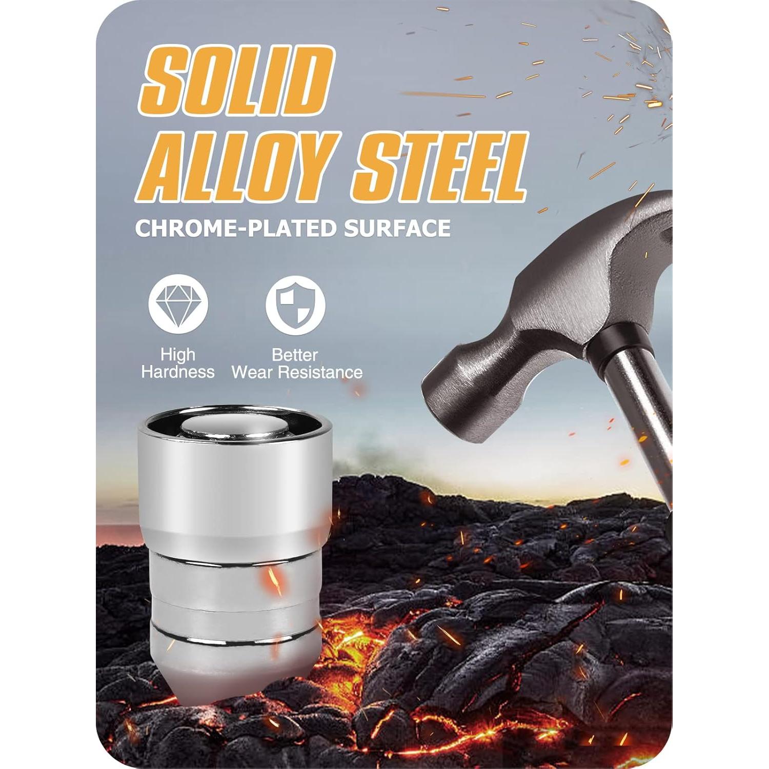 Tuercas de Bloqueo MIKKUPPA M14x1.5 Cromo 38mm Juego de 6