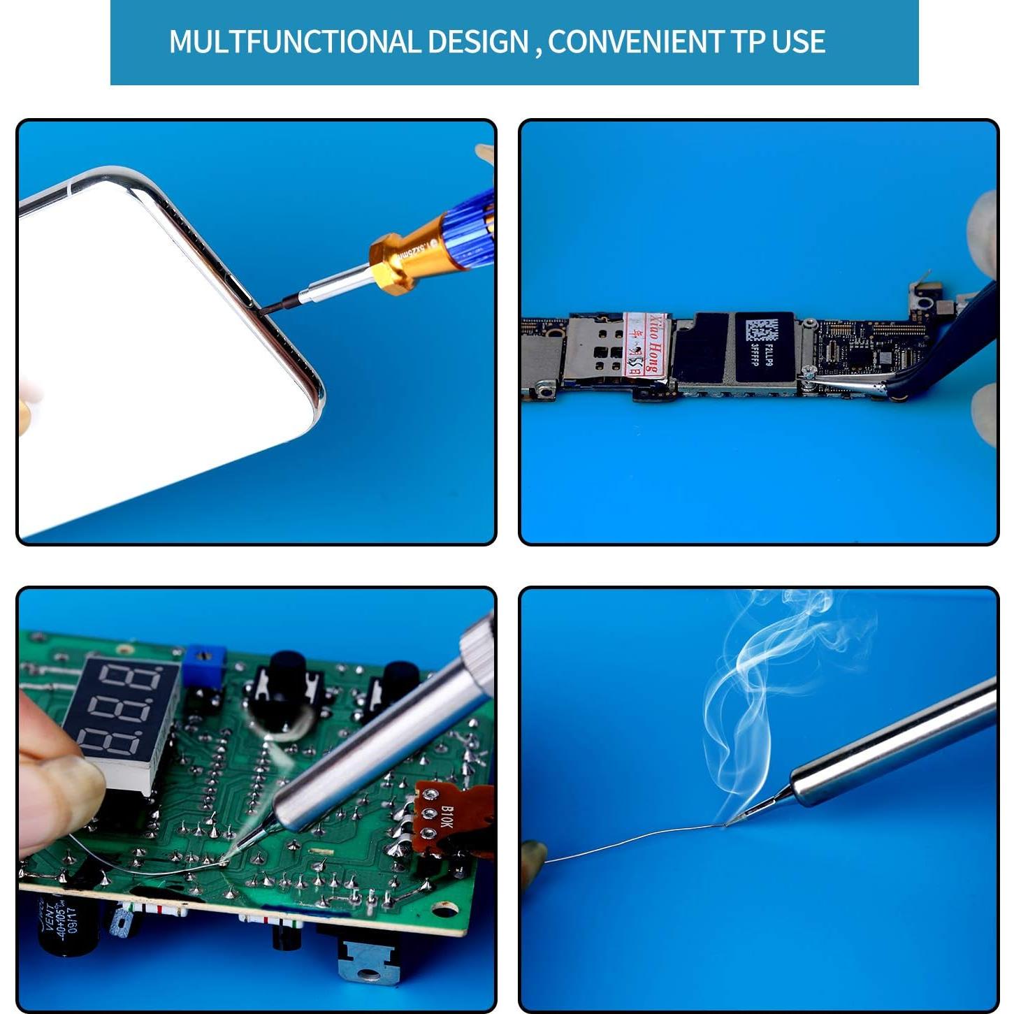 Almohadilla de Soldadura Kaisi S-140 Silicona Magnética 35x25cm