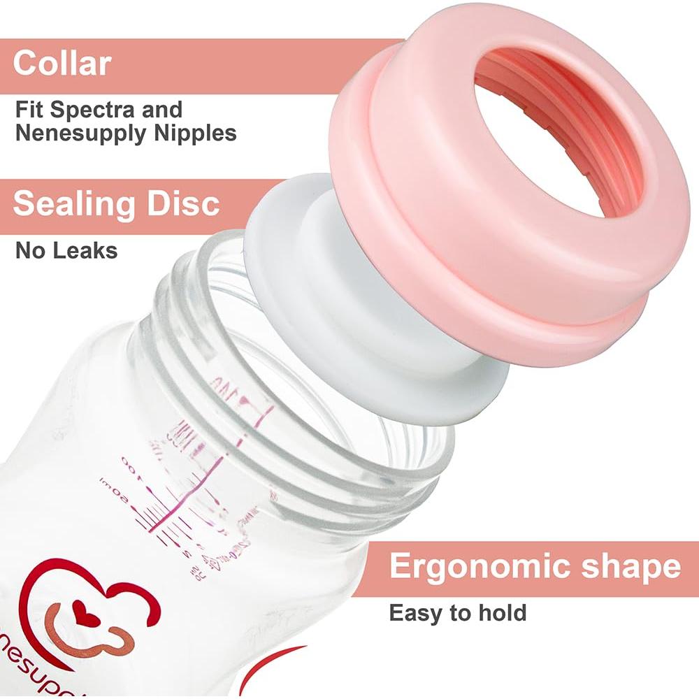 Botellas de Almacenamiento de Leche Materna NENESUPPLY 4 pc 280ml