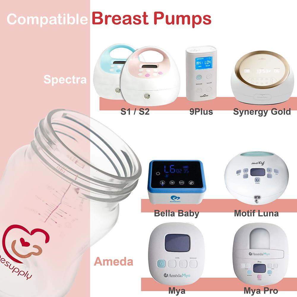 Botellas de Almacenamiento de Leche Materna NENESUPPLY 4 pc 280ml