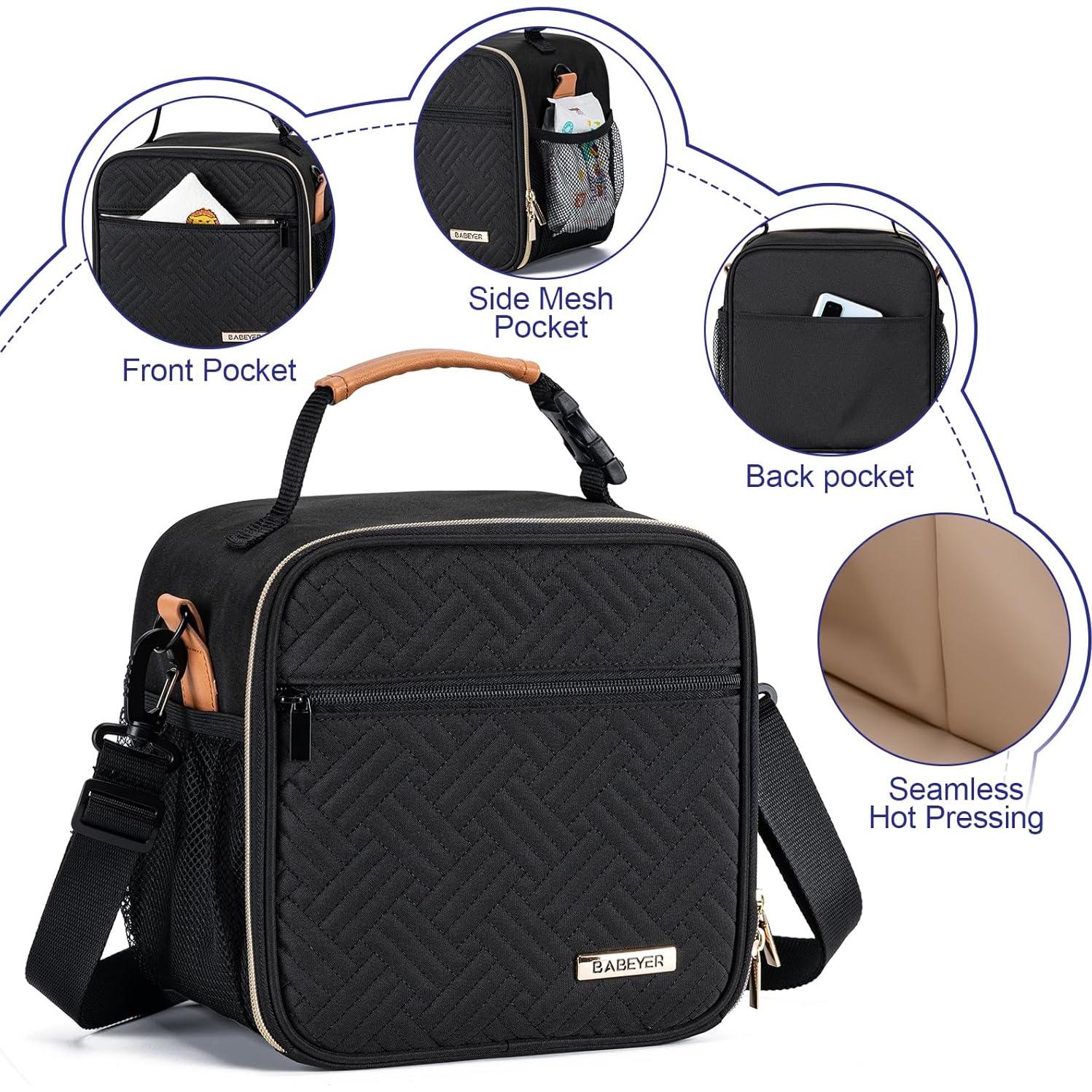 Bolsa Enfriadora de Biberones BABEYER Negra 7.7L