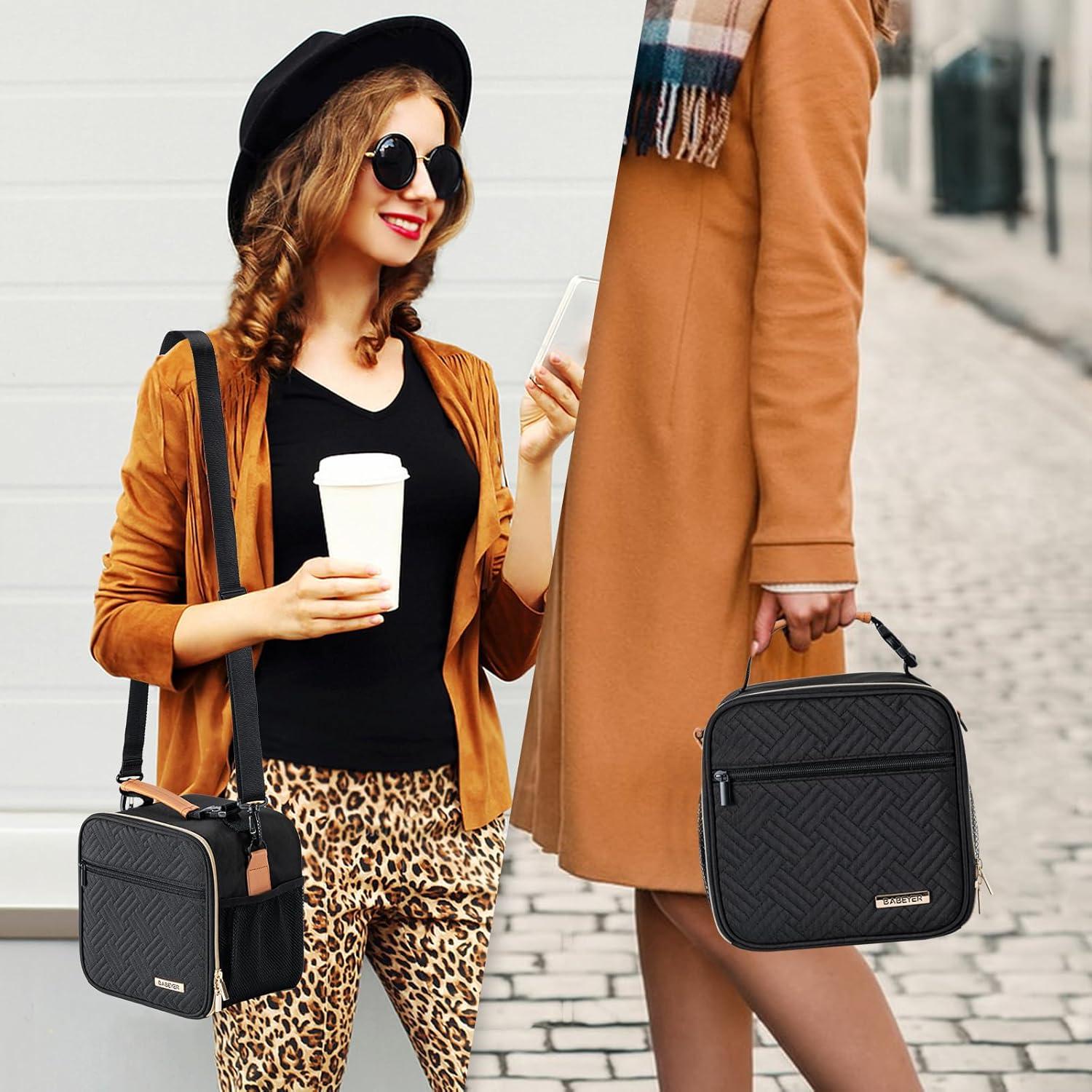 Bolsa Enfriadora de Biberones BABEYER Negra 7.7L