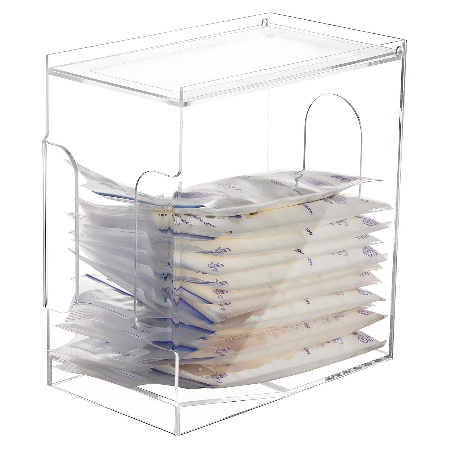 Organizador de Congelador Heyrelda para Leche Materna 12x20x21.6cm