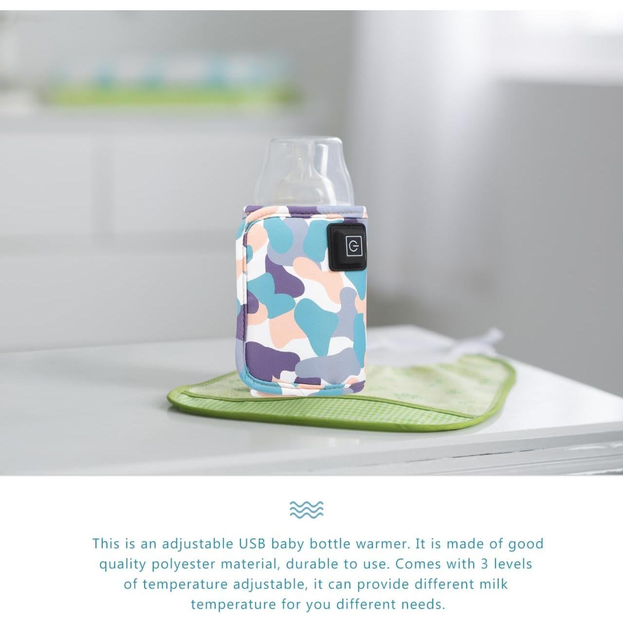 Calentador de Botellas USB Toyvian 10W 3 Niveles Aislante