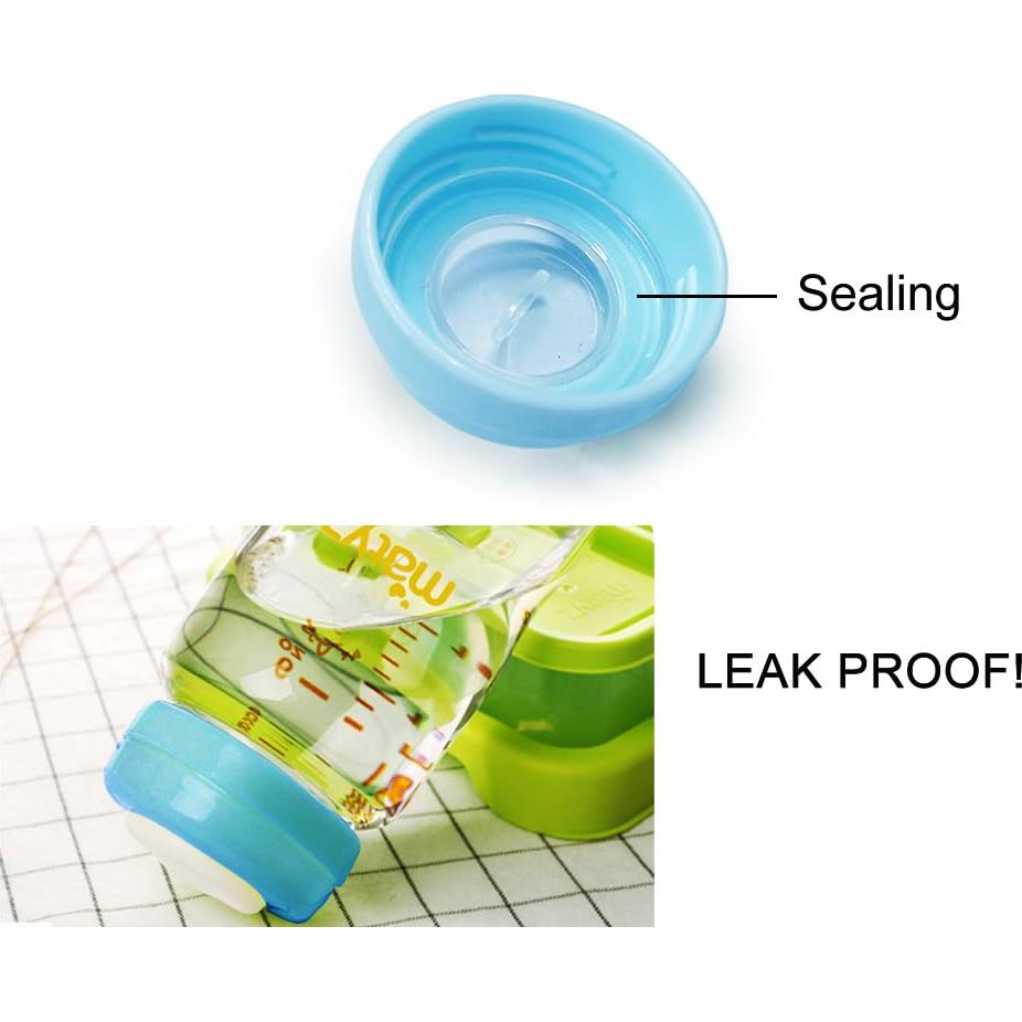 Matyz 4 Botellas de Almacenamiento de Leche Materna Vidrio 177 ml