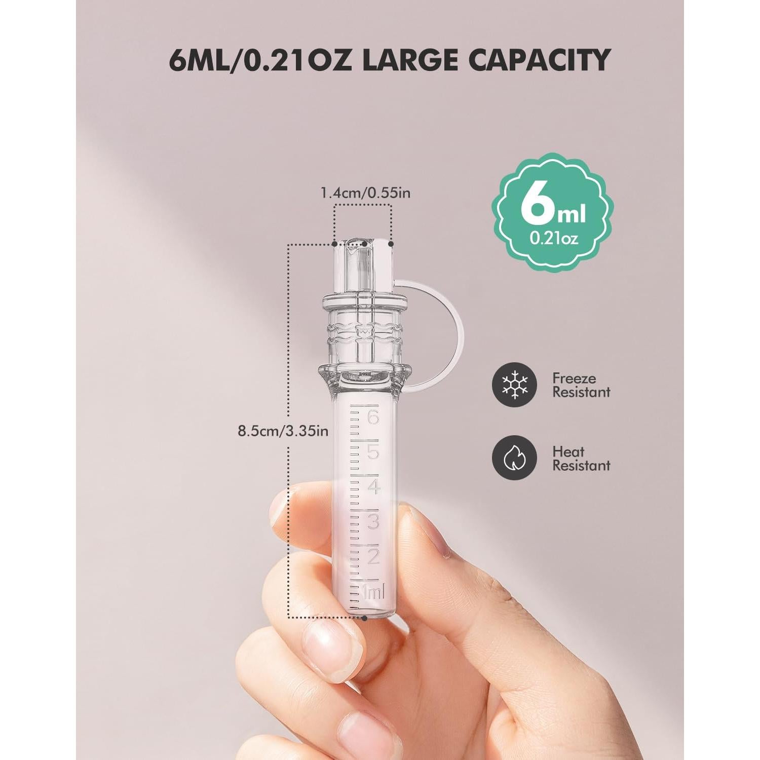 Kit de Recolección de Calostro DEARLOMUM 6ml 6pcs Reutilizable