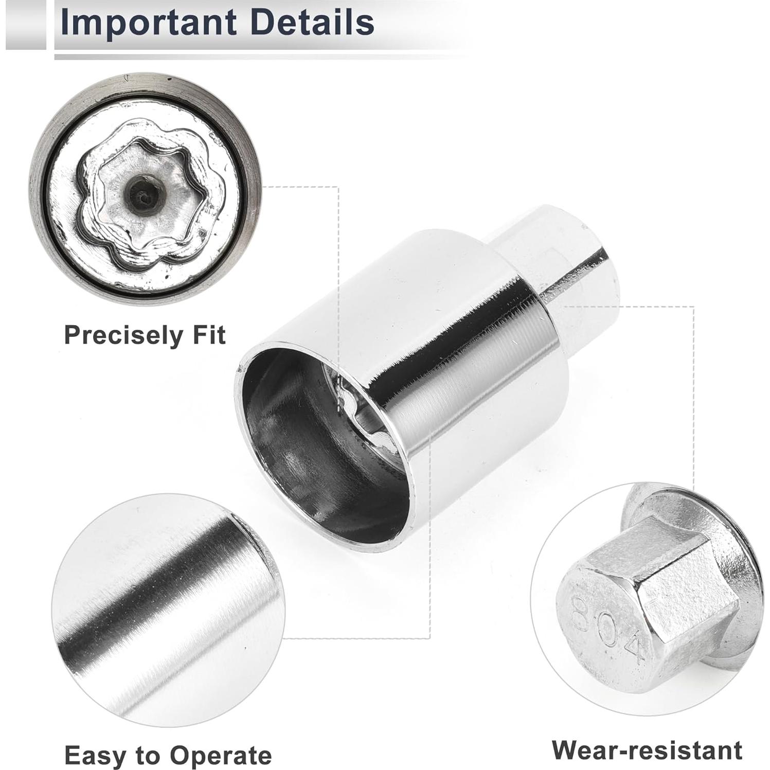 Tuerca de Bloqueo de Rueda RATCHROLL #804 para Jeep y Dodge