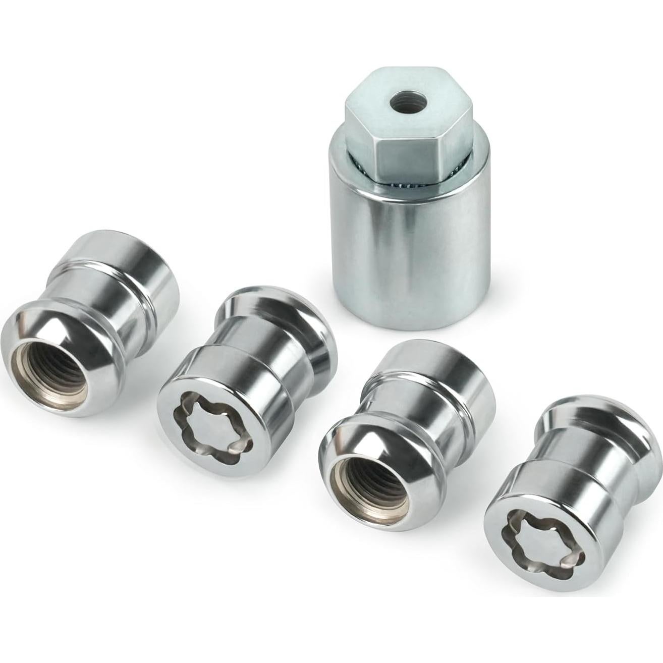 Juego de Tuercas de Bloqueo de Rueda Honda 2007-2025 Cromado