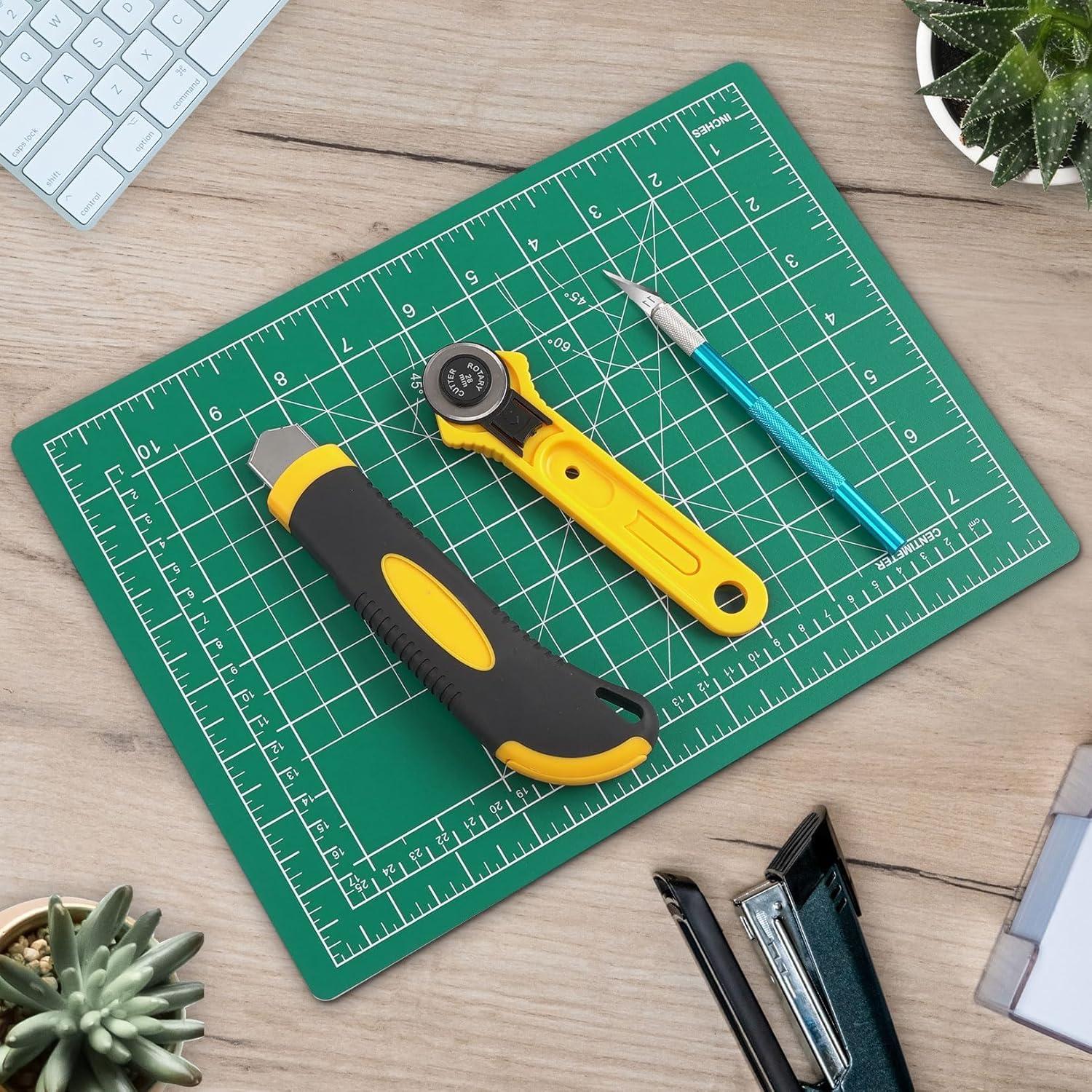 Alfombrilla de Corte DIYSELF 20x15cm PVC Autocurativa Verde