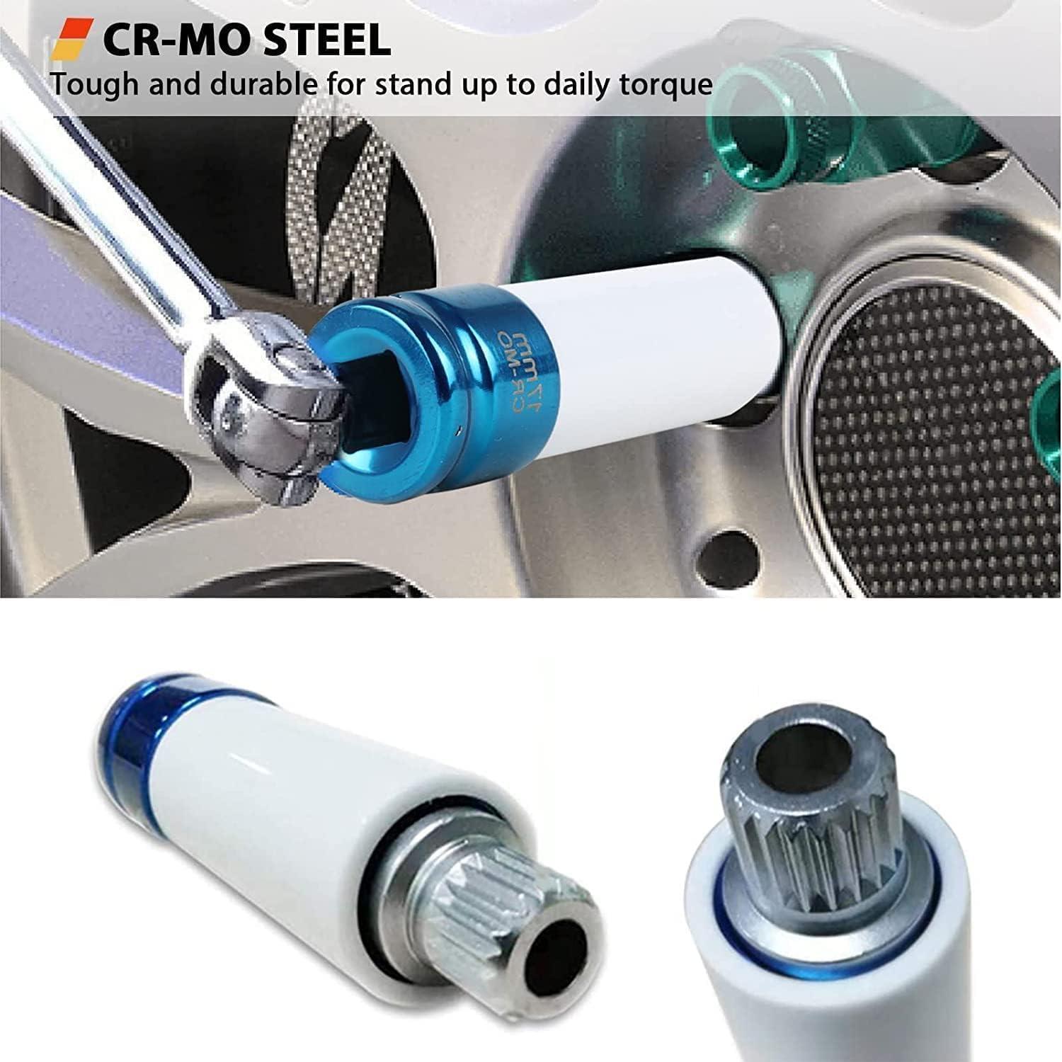 Kit de Eliminación de Tuerca de Bloqueo de Rueda 21PCS Angchun