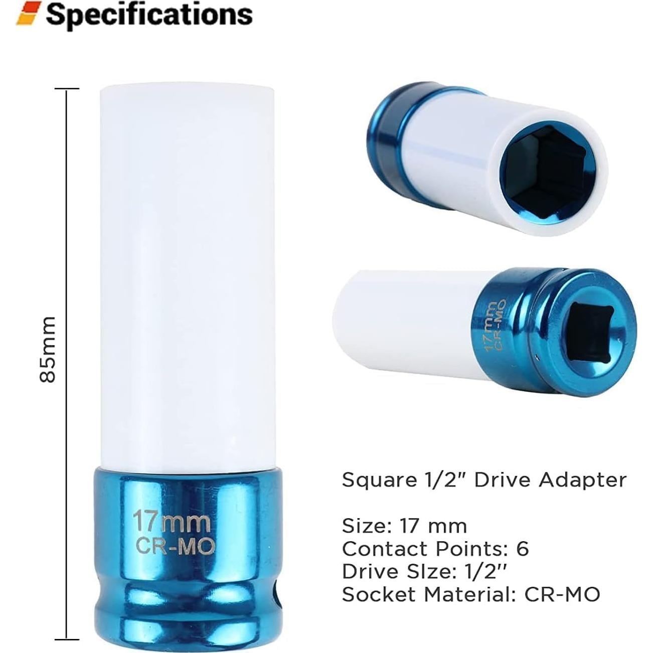 Kit de Eliminación de Tuerca de Bloqueo de Rueda 21PCS Angchun