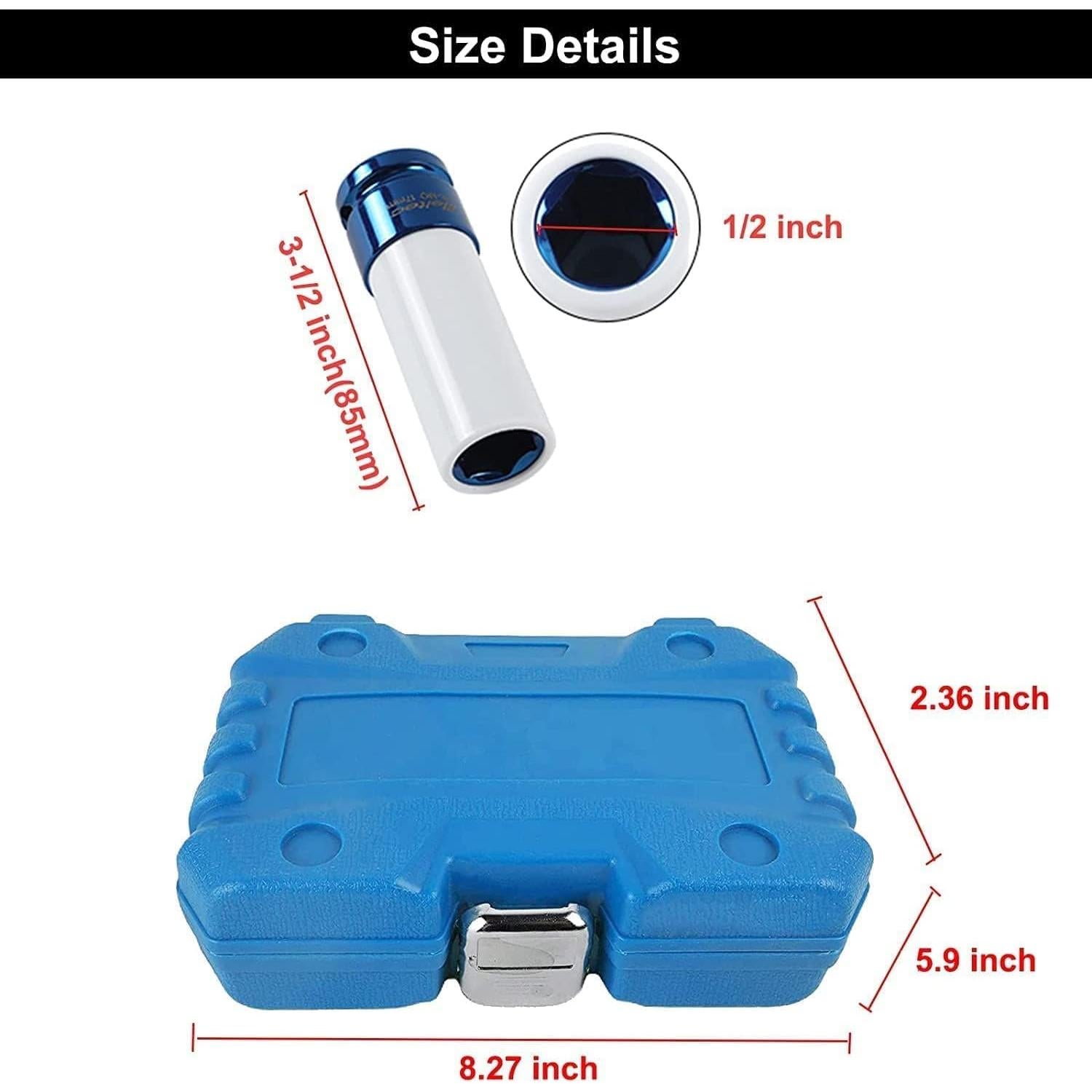 Kit de Eliminación de Tuerca de Bloqueo de Rueda 21PCS Angchun