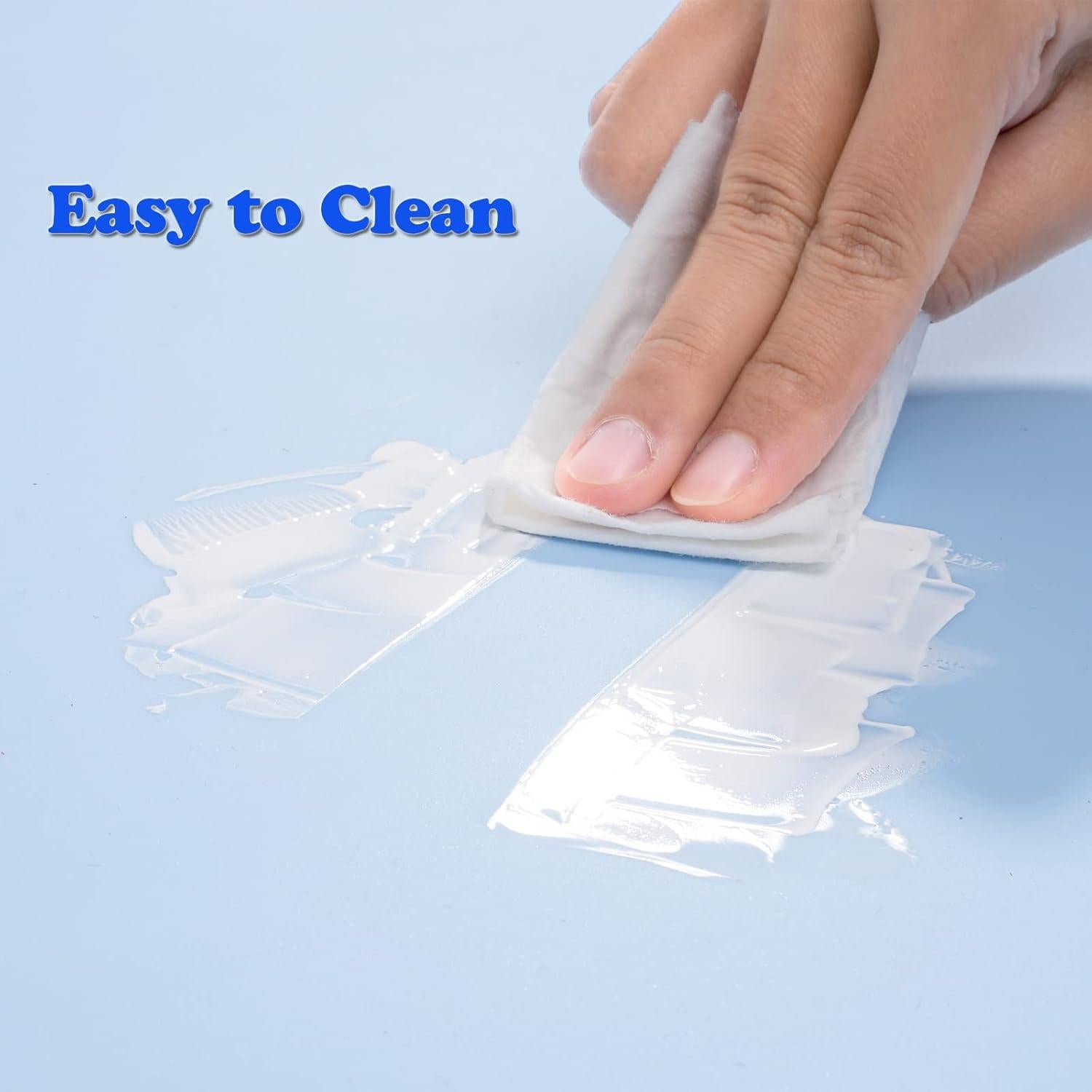 Alfombrilla de Silicona Extra Grande Foepoge 80x60cm Azul